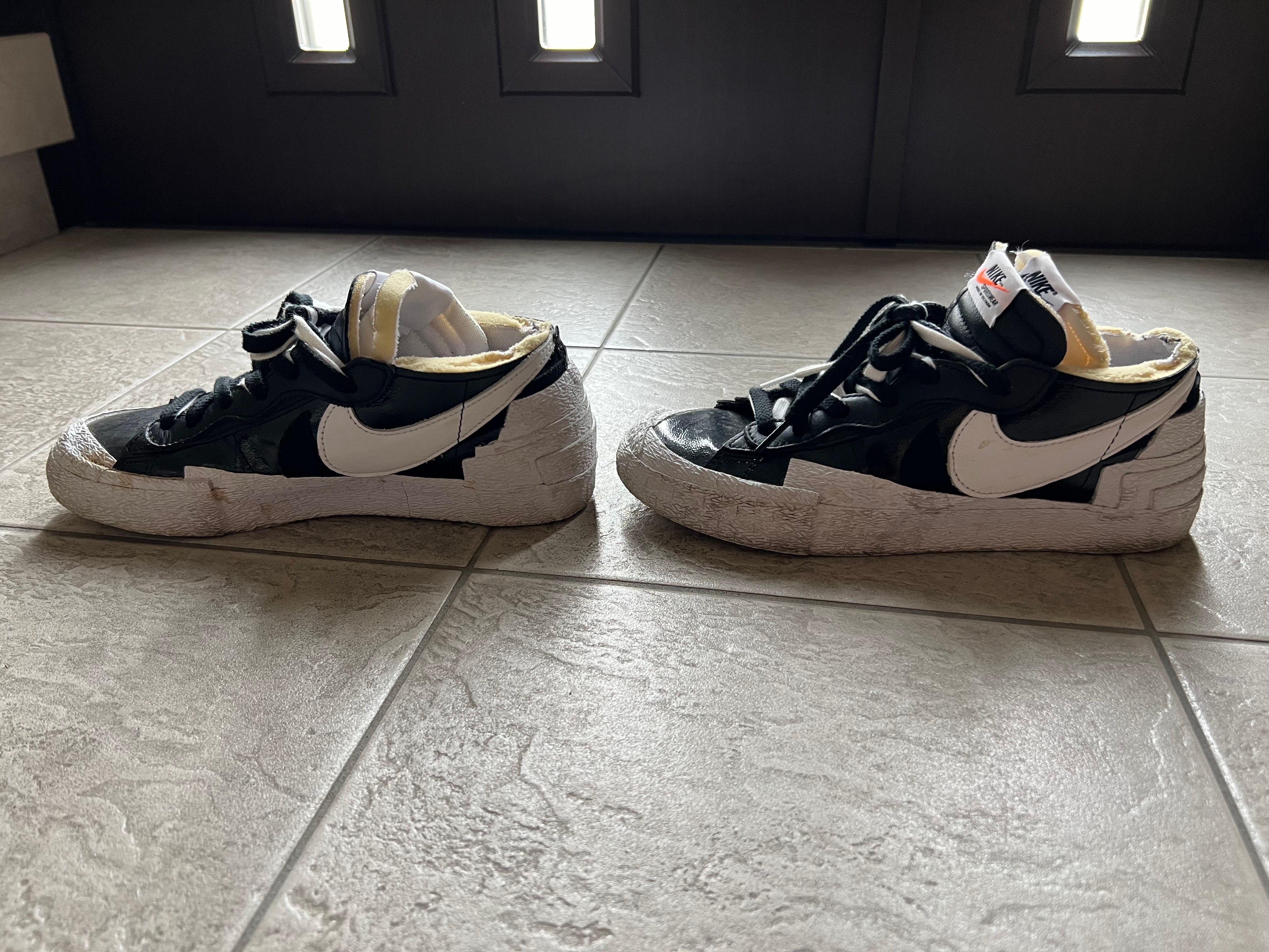sacai × Nike Blazer Low "Black Patent Leather"