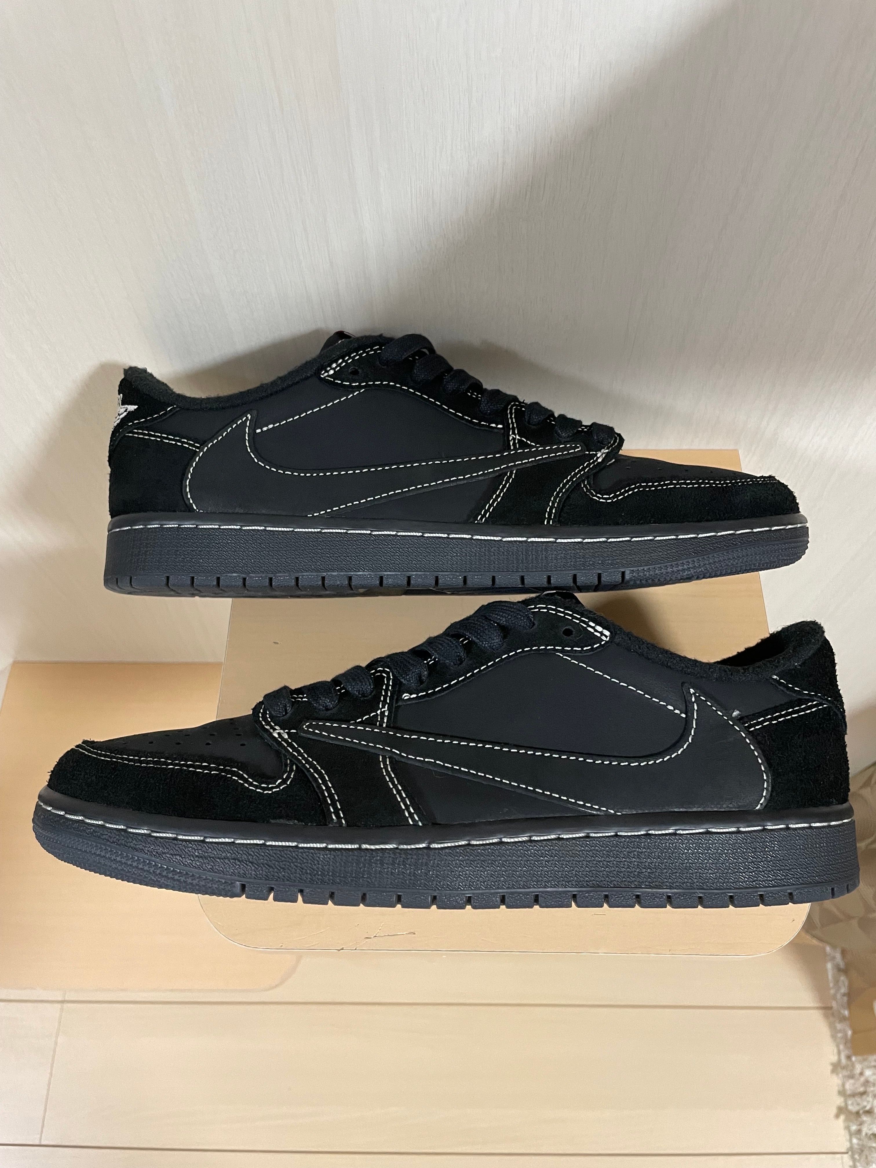 Travis Scott × Nike Air Jordan 1 Low OG SP "Black Phantom"
