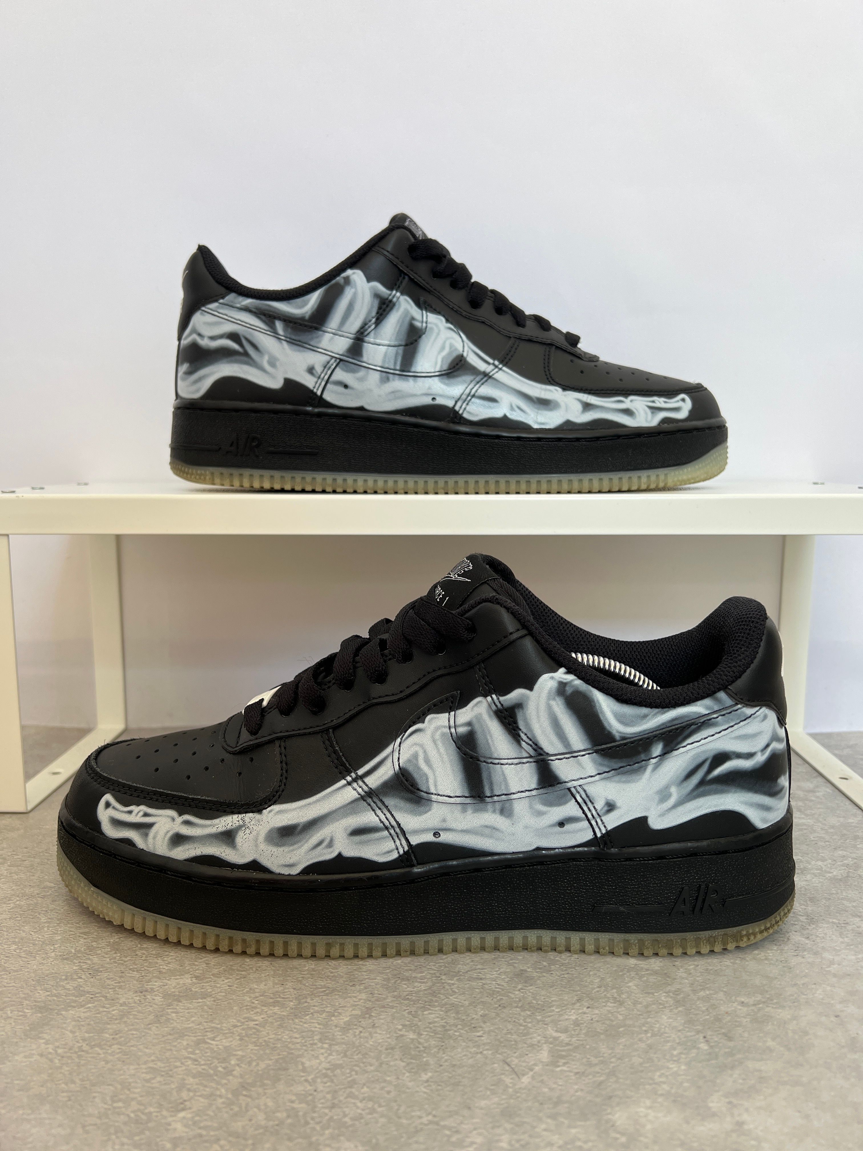 Nike Air Force 1 Low "Black Skeleton"