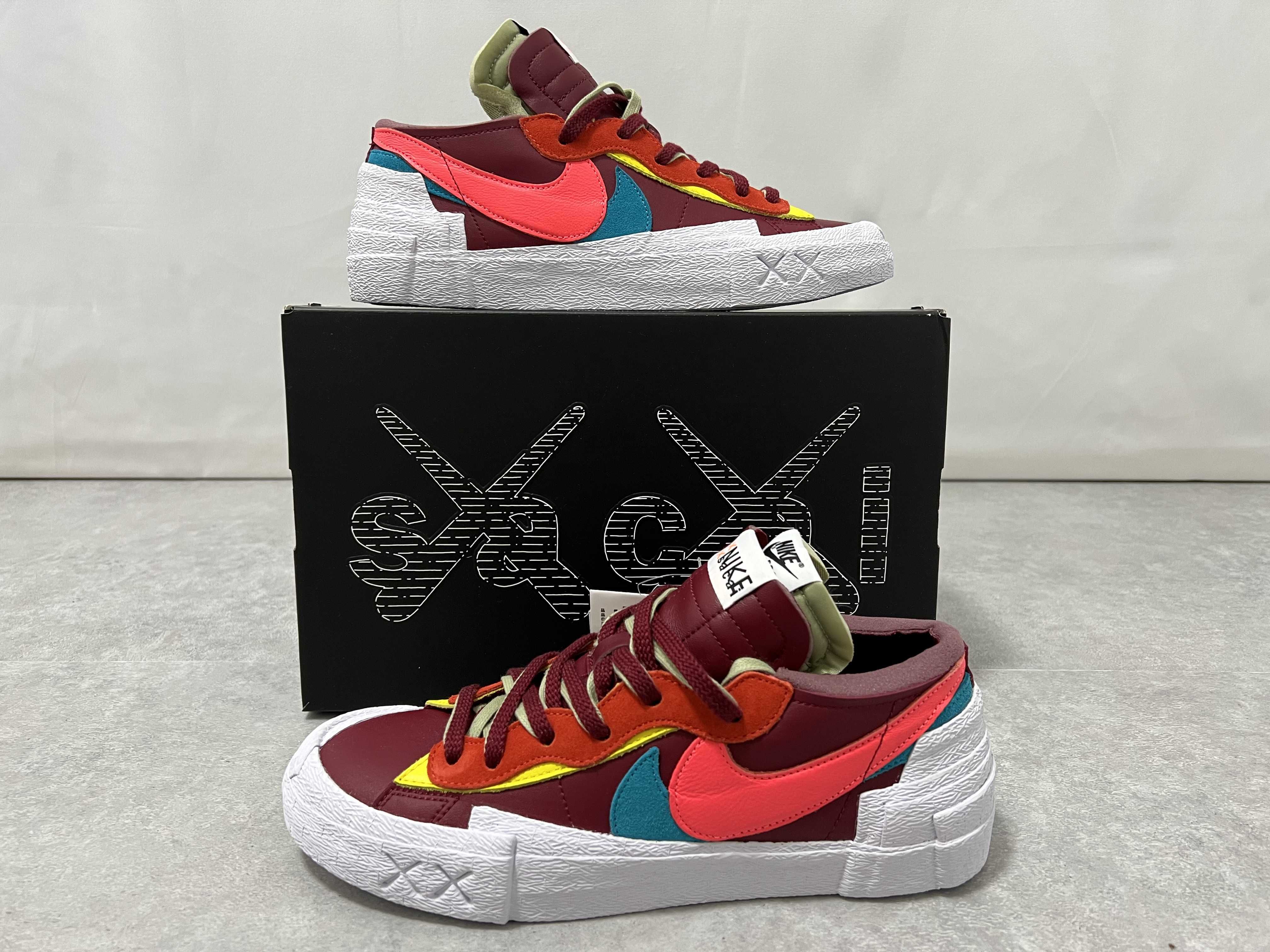 KAWS × sacai × Nike Blazer Low "Team Red"