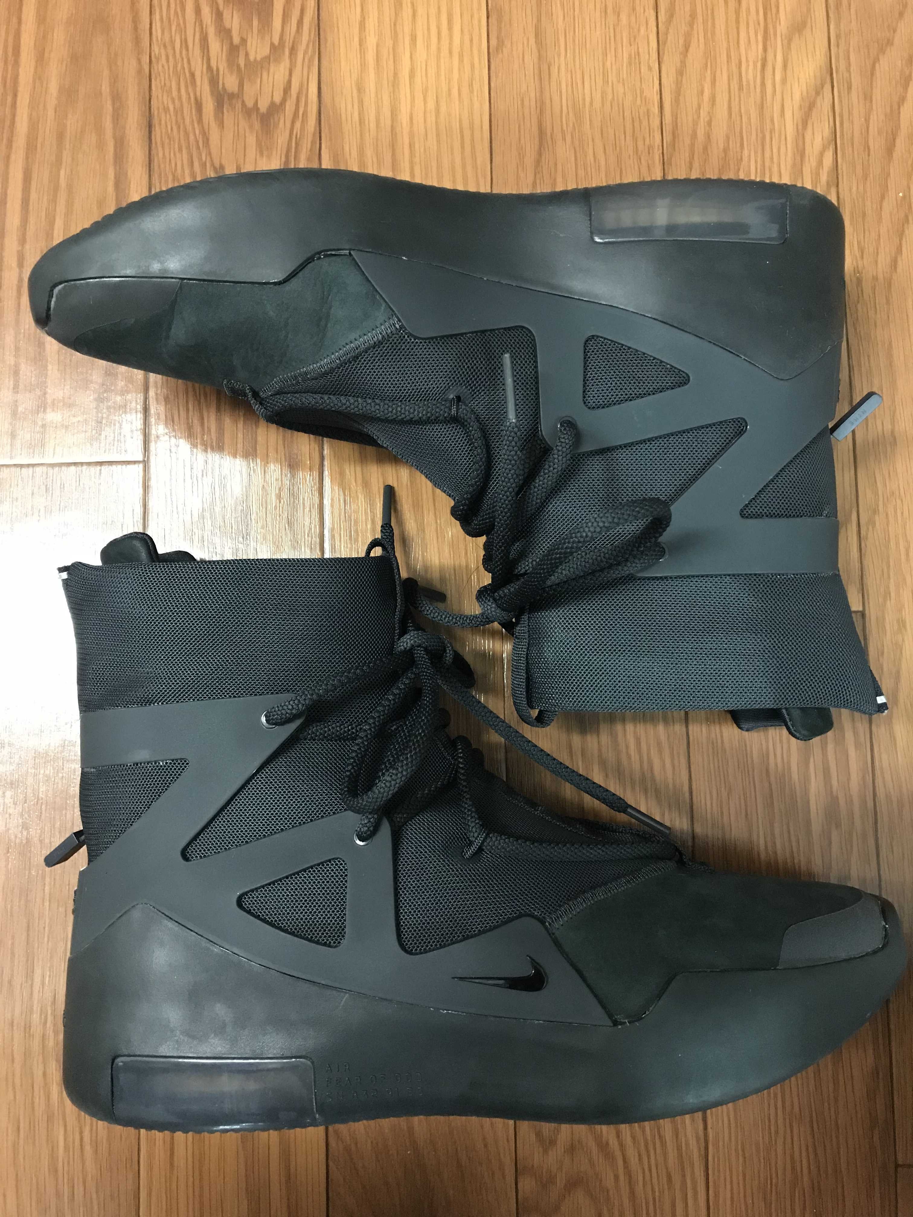 Fear Of God × Nike Air  1 "Triple Black"