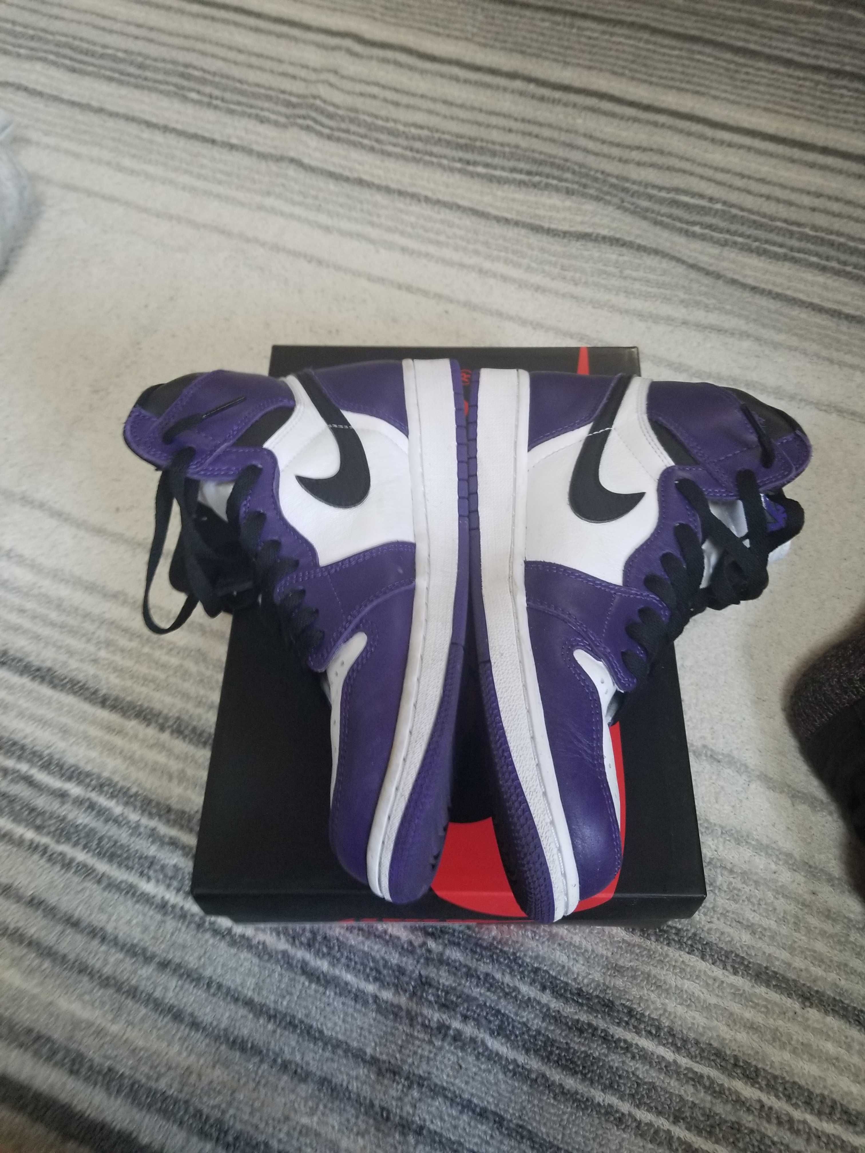 Nike Air Jordan 1 Retro High OG "Court Purple White/Black" (2020)