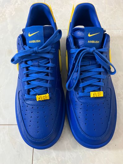 AMBUSH × Nike Air Force 1 Low "Game Royal and Vivid Sulfur"