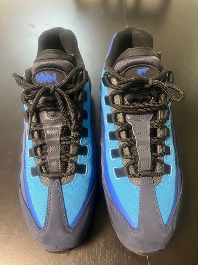 Stash × Nike Air Max 95 "Black and Harbor Blue" (2024)