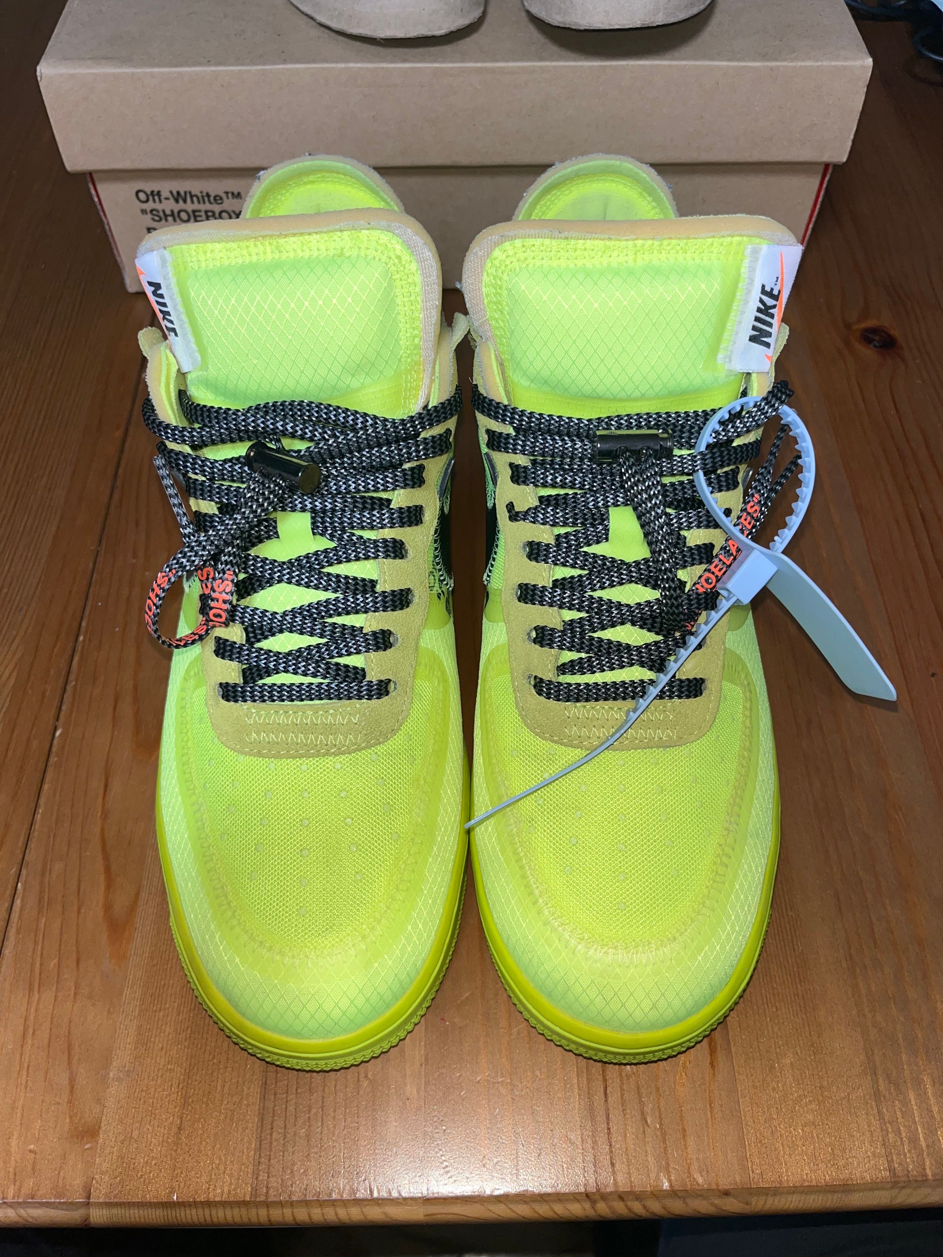 Off-White × Nike Air Force 1 Low "Volt"