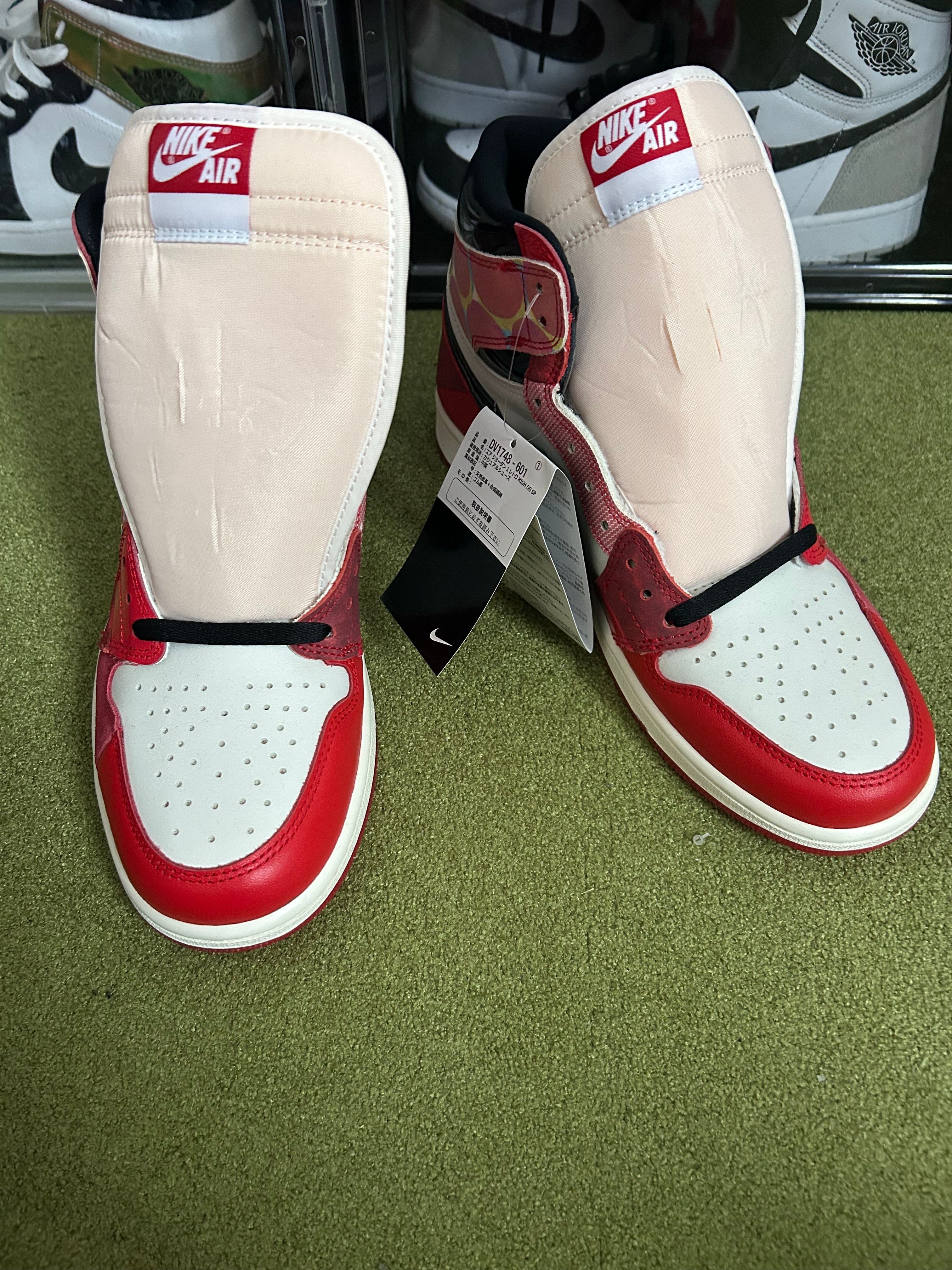Spider-Man × Nike Air Jordan 1 Retro High OG SP "Spider-Man: Across the Spider-Verse/University Red"