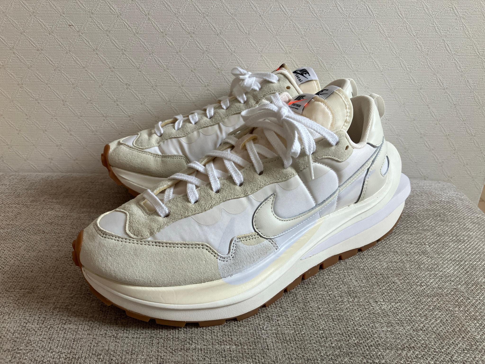 sacai × Nike Vapor Waffle "White Gum"