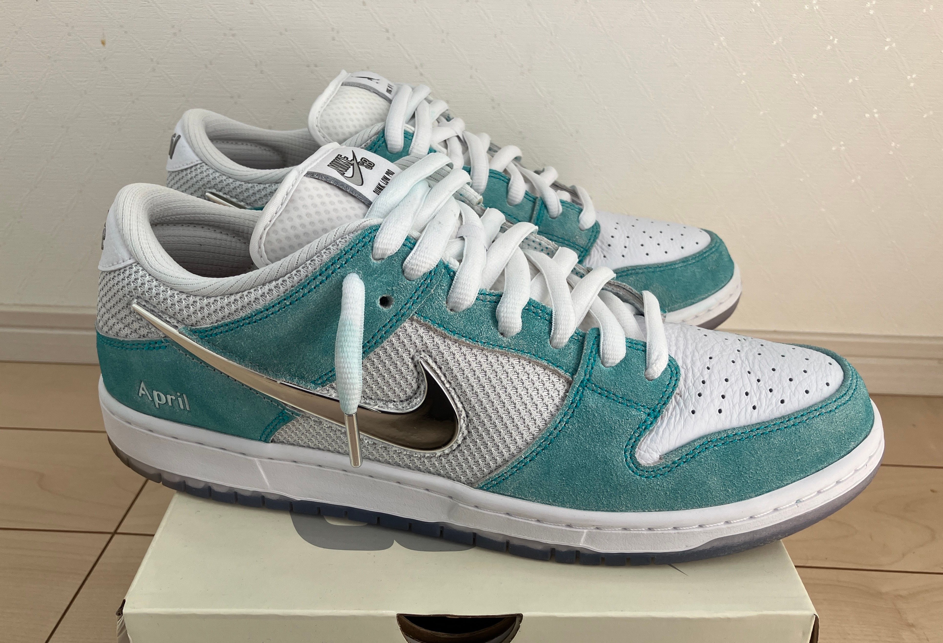 APRIL SKATEBOARDS × Nike SB Dunk Low Pro QS "White and Multi-Color"