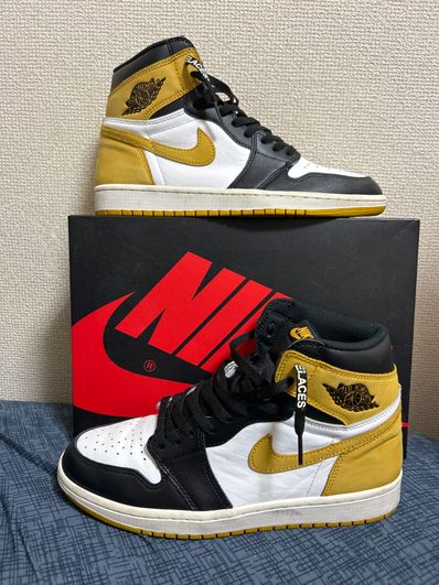 Nike Air Jordan 1 Retro High OG "Black Toe/Yellow Ochre"