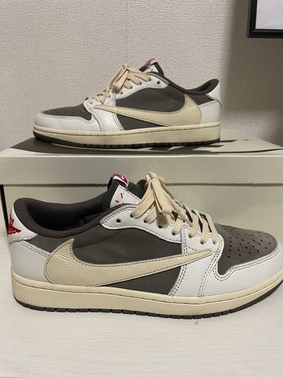 Travis Scott × Nike Air Jordan 1 Low OG SP "Reverse Mocha/Sail and Ridgerock"