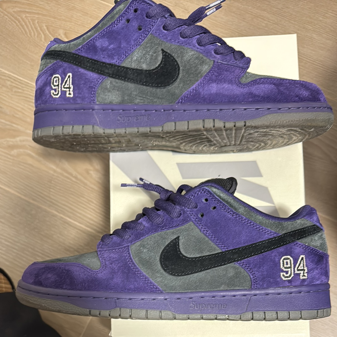 Supreme × Nike SB Dunk Low "Ink" (Europe and the UK Exclusive) (25FW Week2)