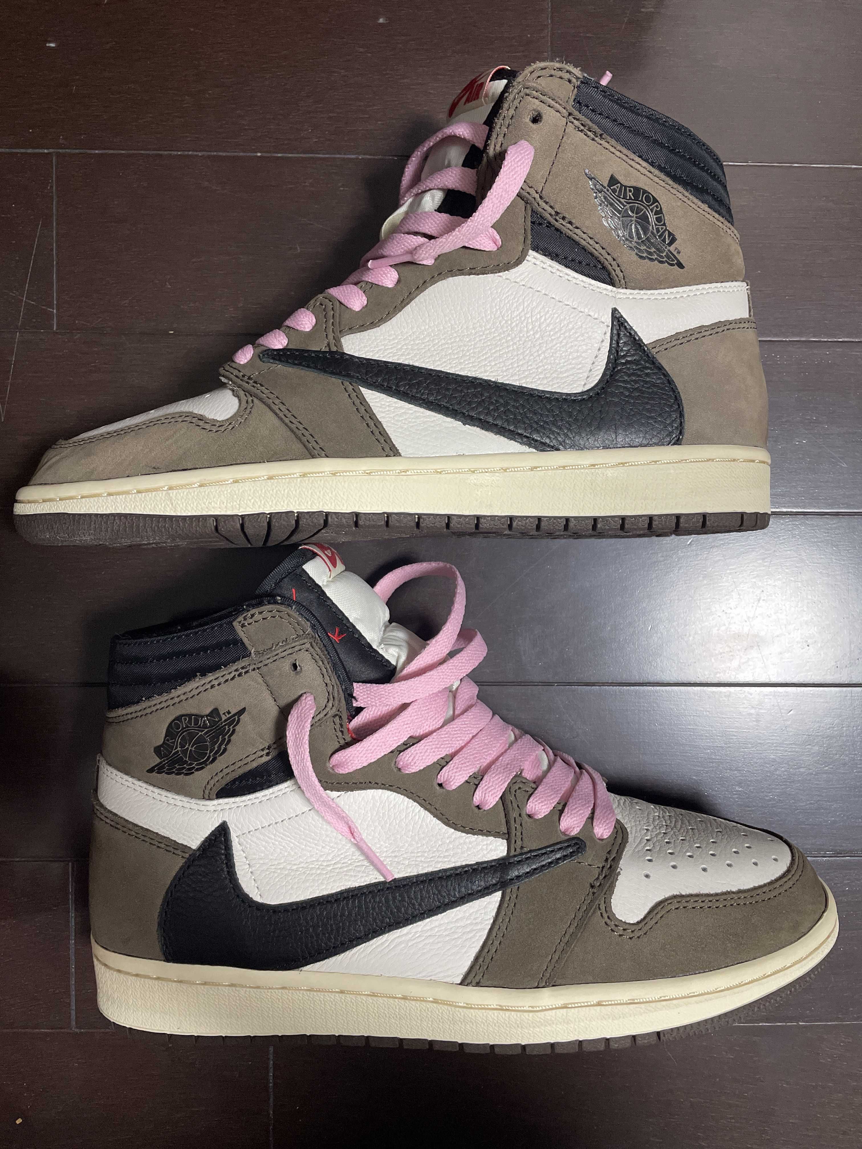 Travis Scott × Nike Air Jordan 1 Retro High OG TS SP "Sail/Dark Mocha"
