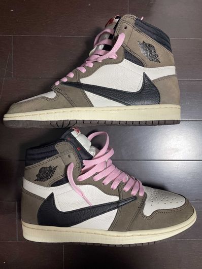 Travis Scott × Nike Air Jordan 1 Retro High OG TS SP "Sail/Dark Mocha"