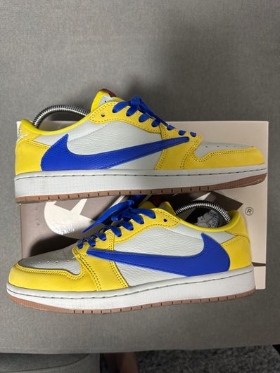 Travis Scott × Nike Women's Air Jordan 1 Retro Low OG "Canary"