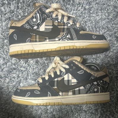 Travis Scott × Nike SB Dunk Low "Black/Parachute Beige"