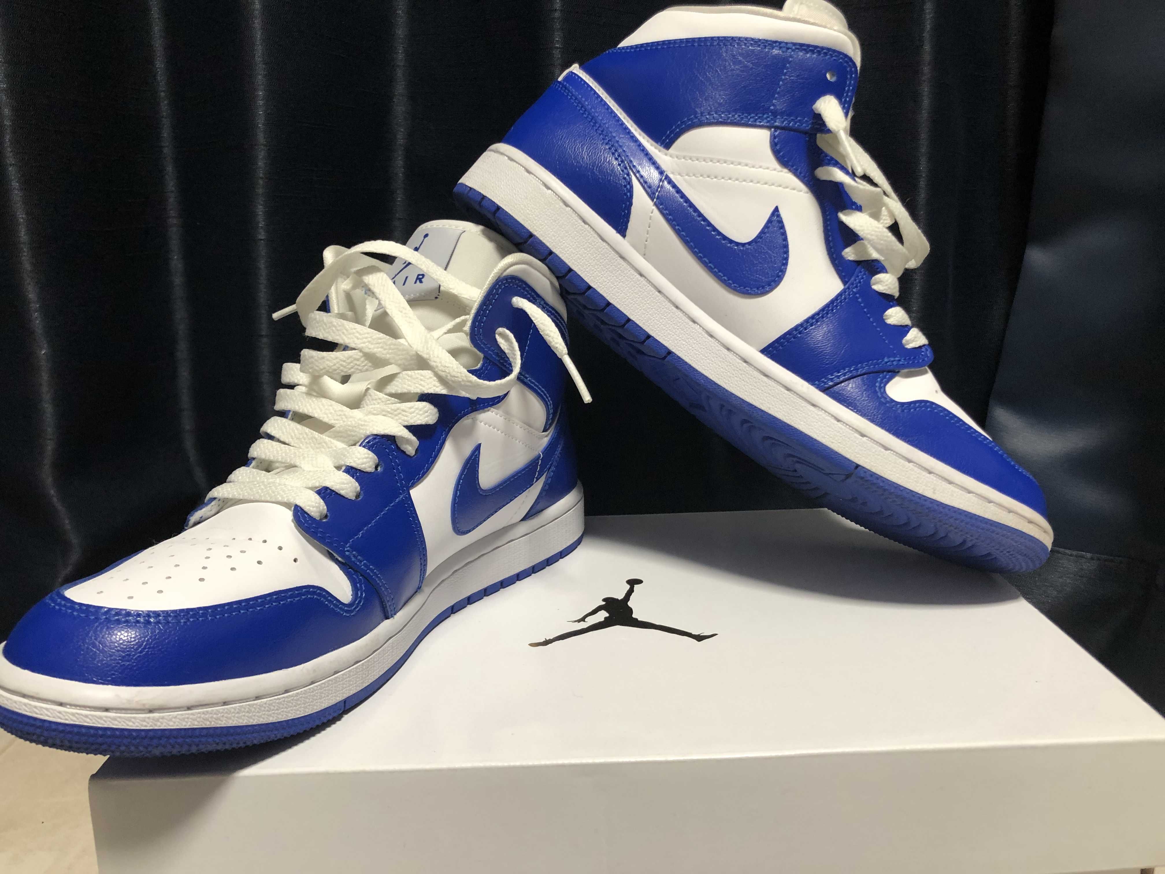 Nike Women's Air Jordan 1 Mid "Kentucky Blue"