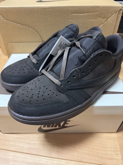 Travis Scott × Nike Air Jordan 1 Low OG SP "Velvet Brown and Dark Mocha"