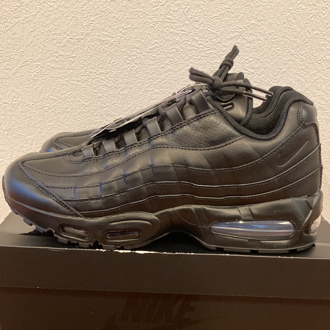 Nike Air Max 95 Leather Big Bubble QS "Triple Black"