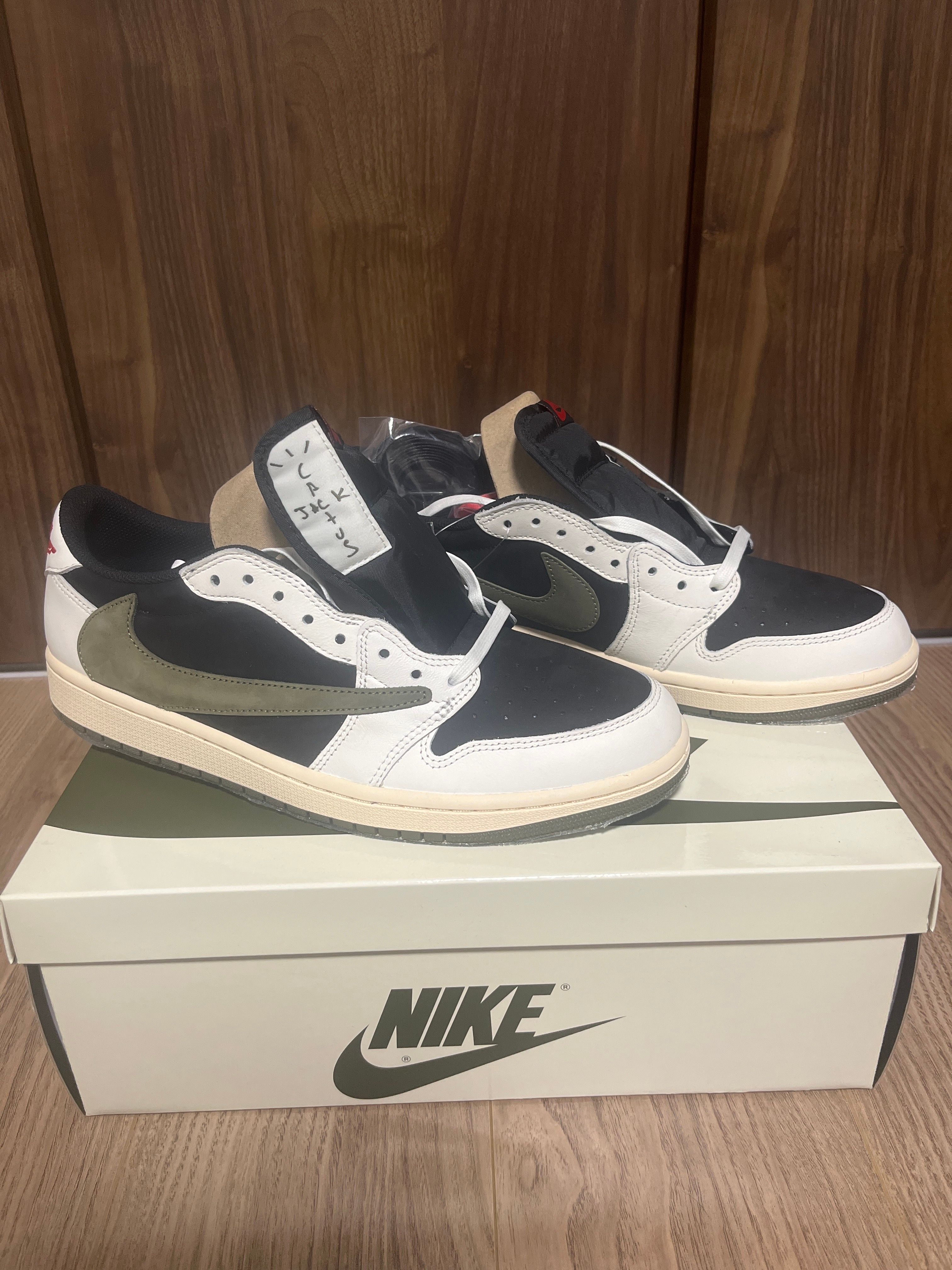 Travis Scott × Nike Women's Air Jordan 1 Low OG "Medium Olive"