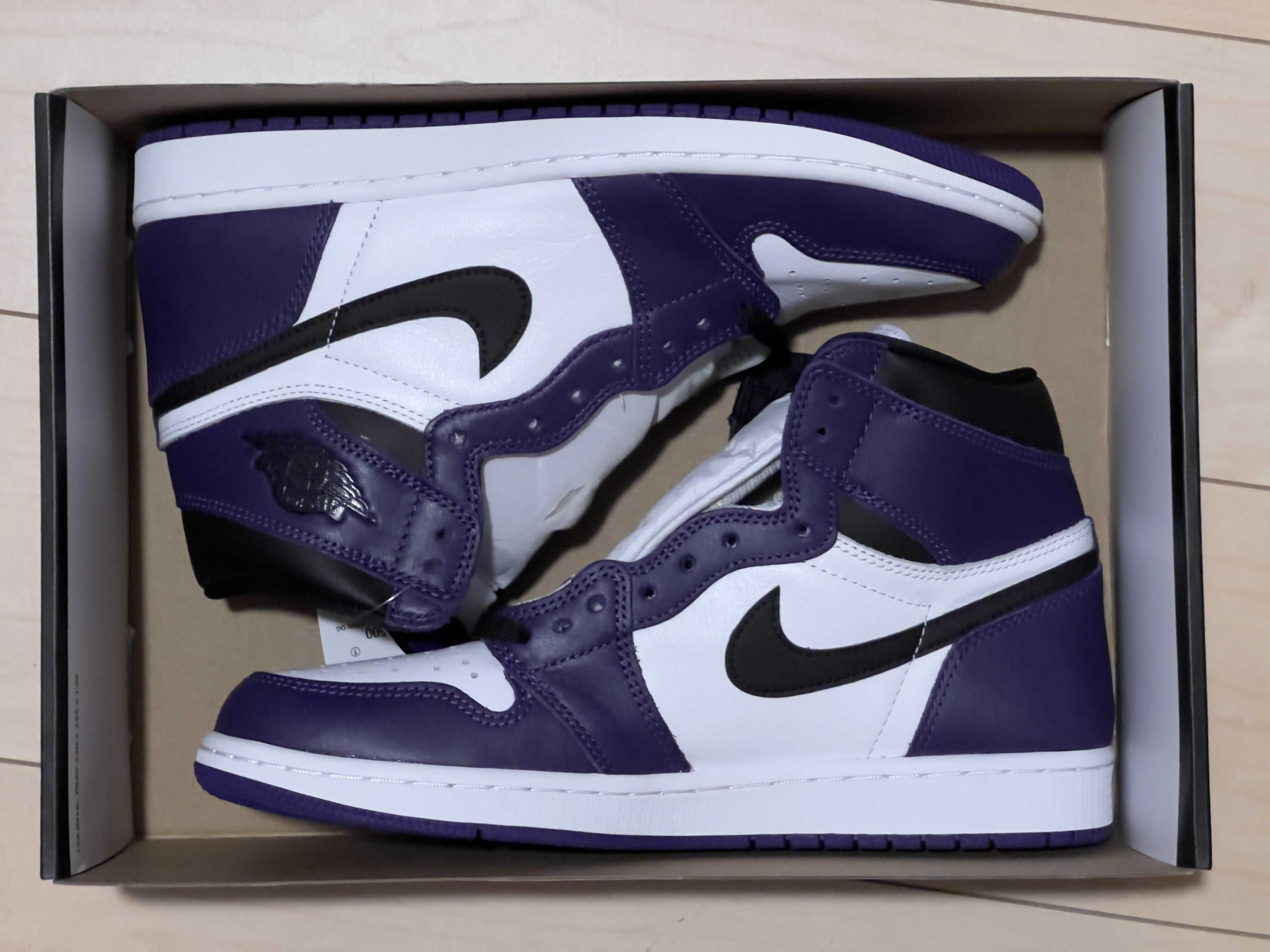 Nike Air Jordan 1 Retro High OG "Court Purple White/Black" (2020)