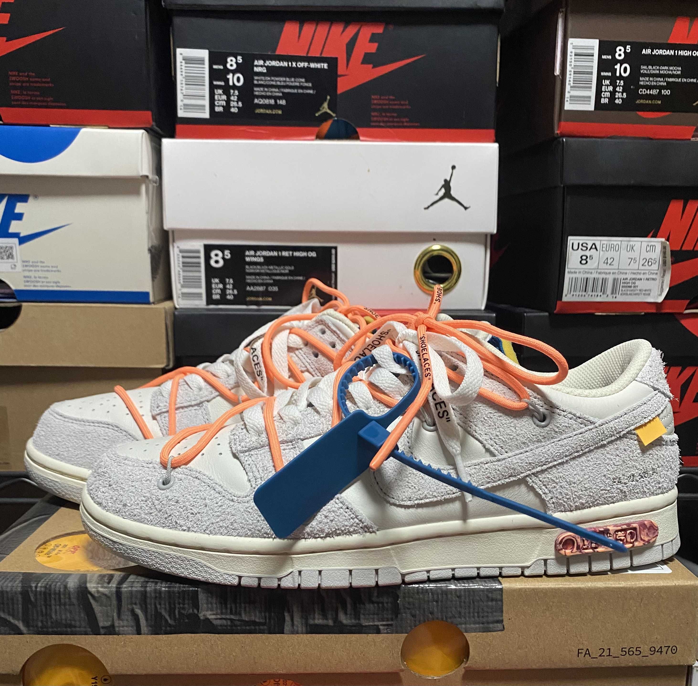 Off-White × Nike Dunk Low 1 of 50 "Lot.19" 