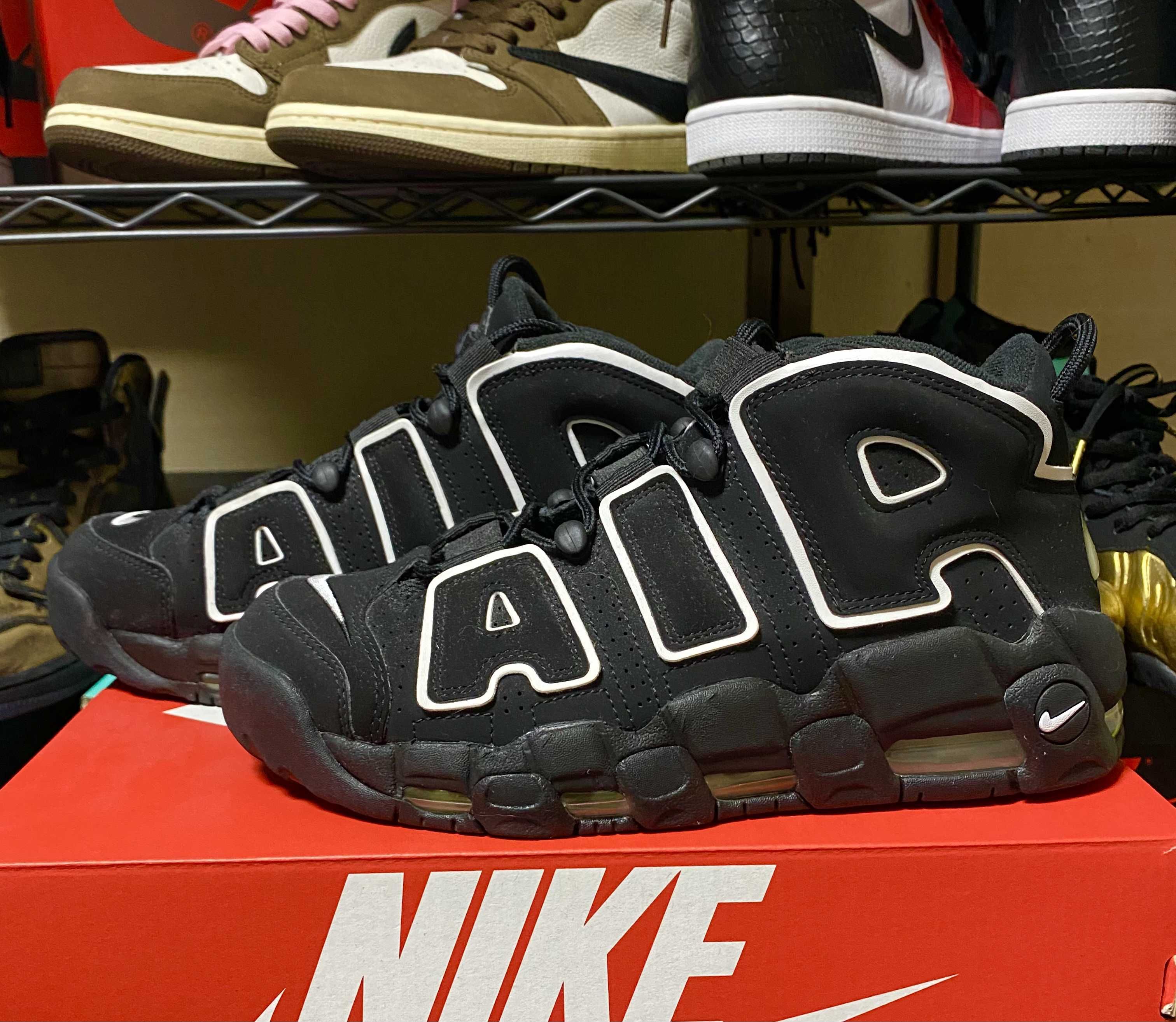 NIKE AIR MORE UPTEMPO "BLACK/WHITE"(2016)