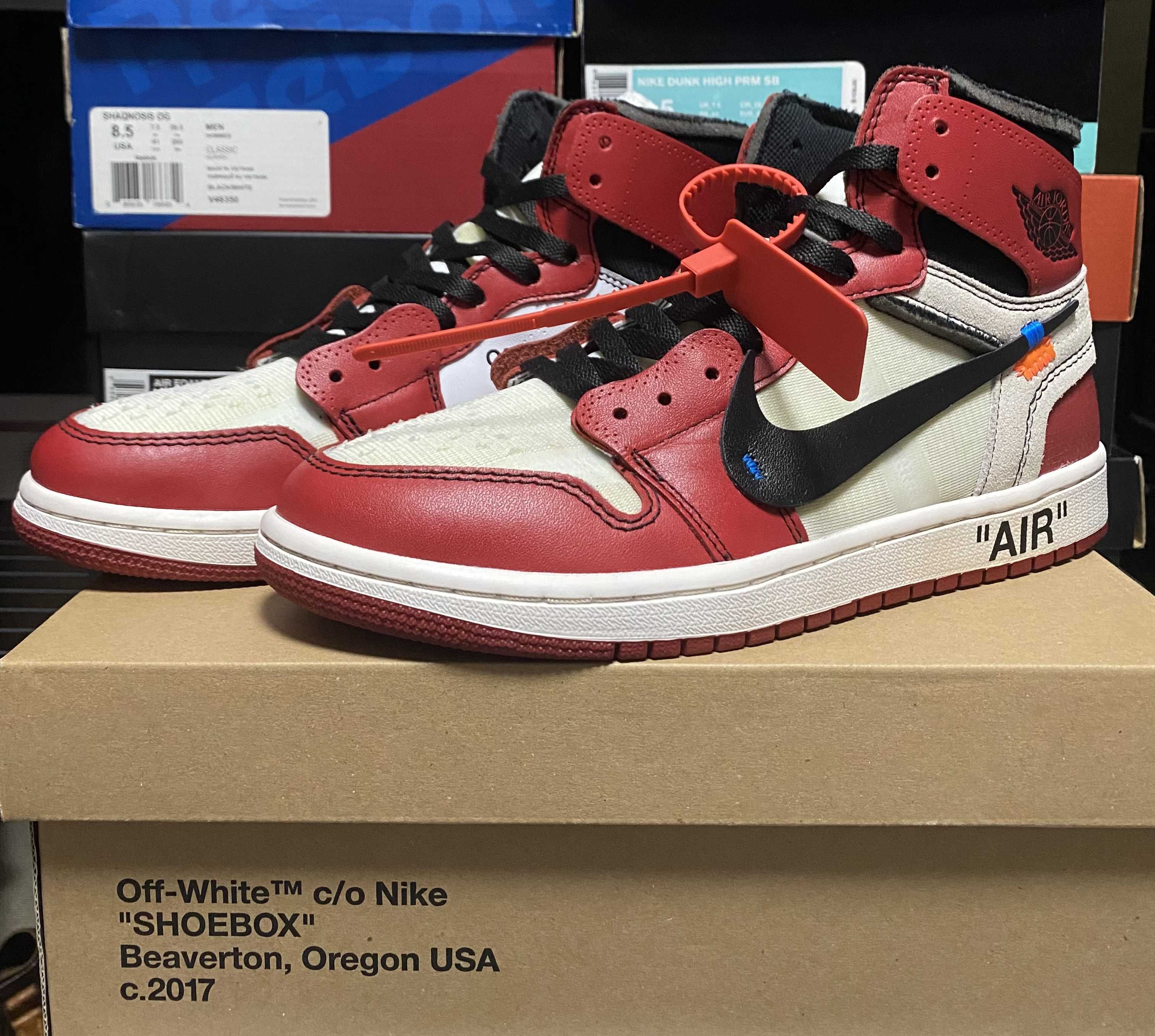 Off-White × Nike Air Jordan 1 Retro High The Ten "Chicago"