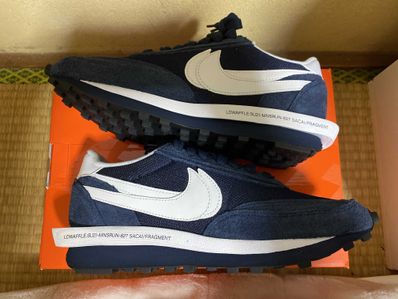 Fragment × sacai × Nike LD Waffle "Blackended Blue"