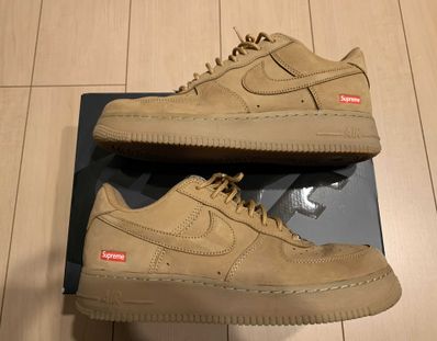 Supreme × Nike Air Force 1 Low "Flax/Wheat"