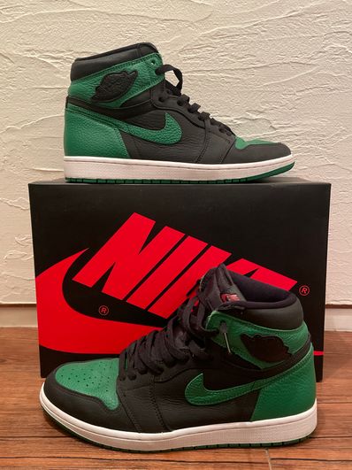 Nike Air Jordan 1 Retro High OG "Black/Pine Green" (2020)