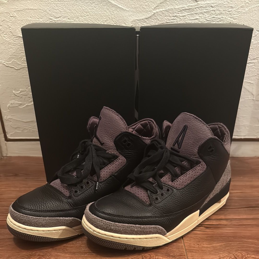 A Ma Maniere × Nike Women's Air Jordan 3 Retro OG SP "Black and Flat Pewter/WYWS"