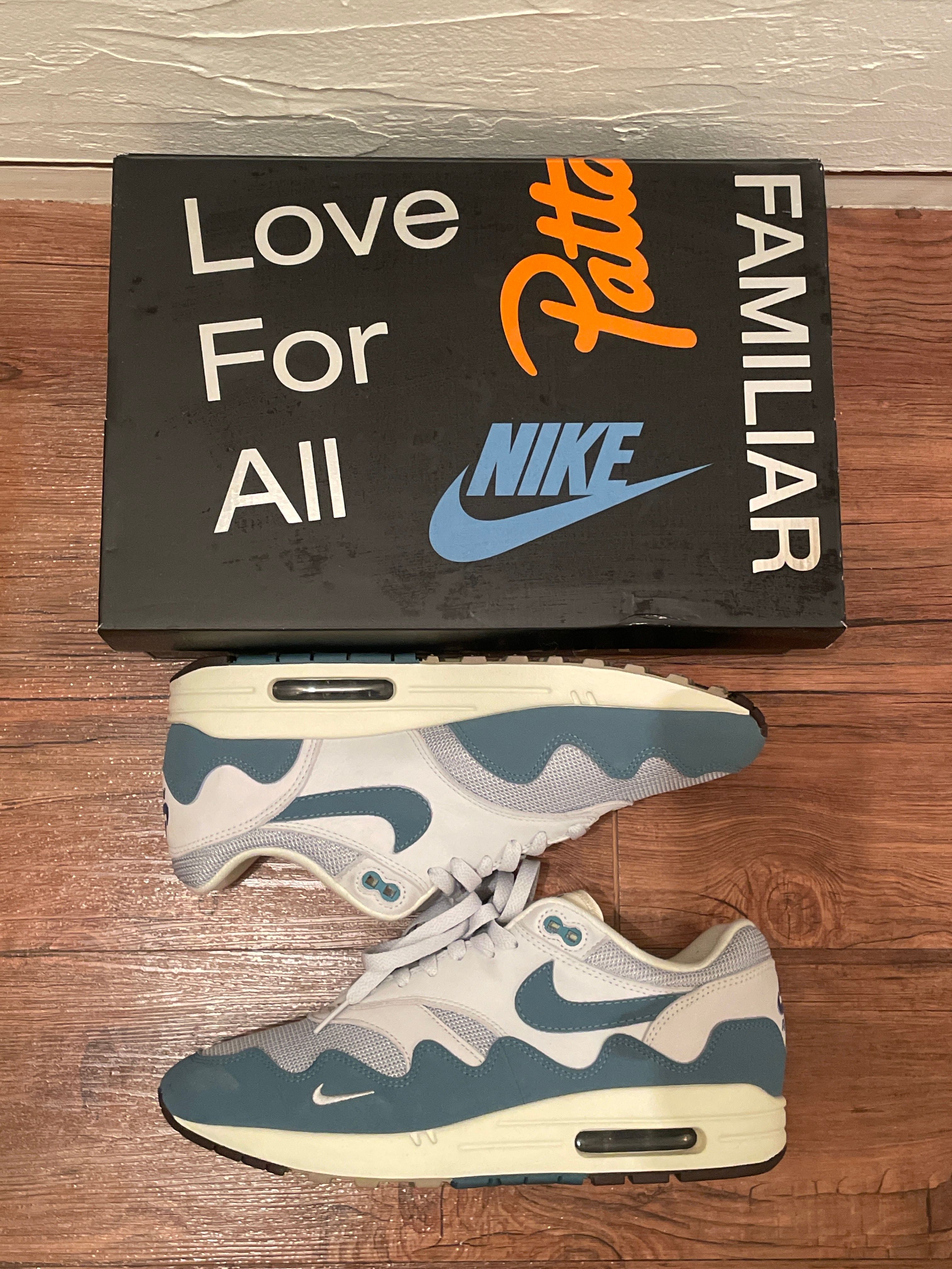 Patta × Nike Air Max 1 "Noise Aqua"