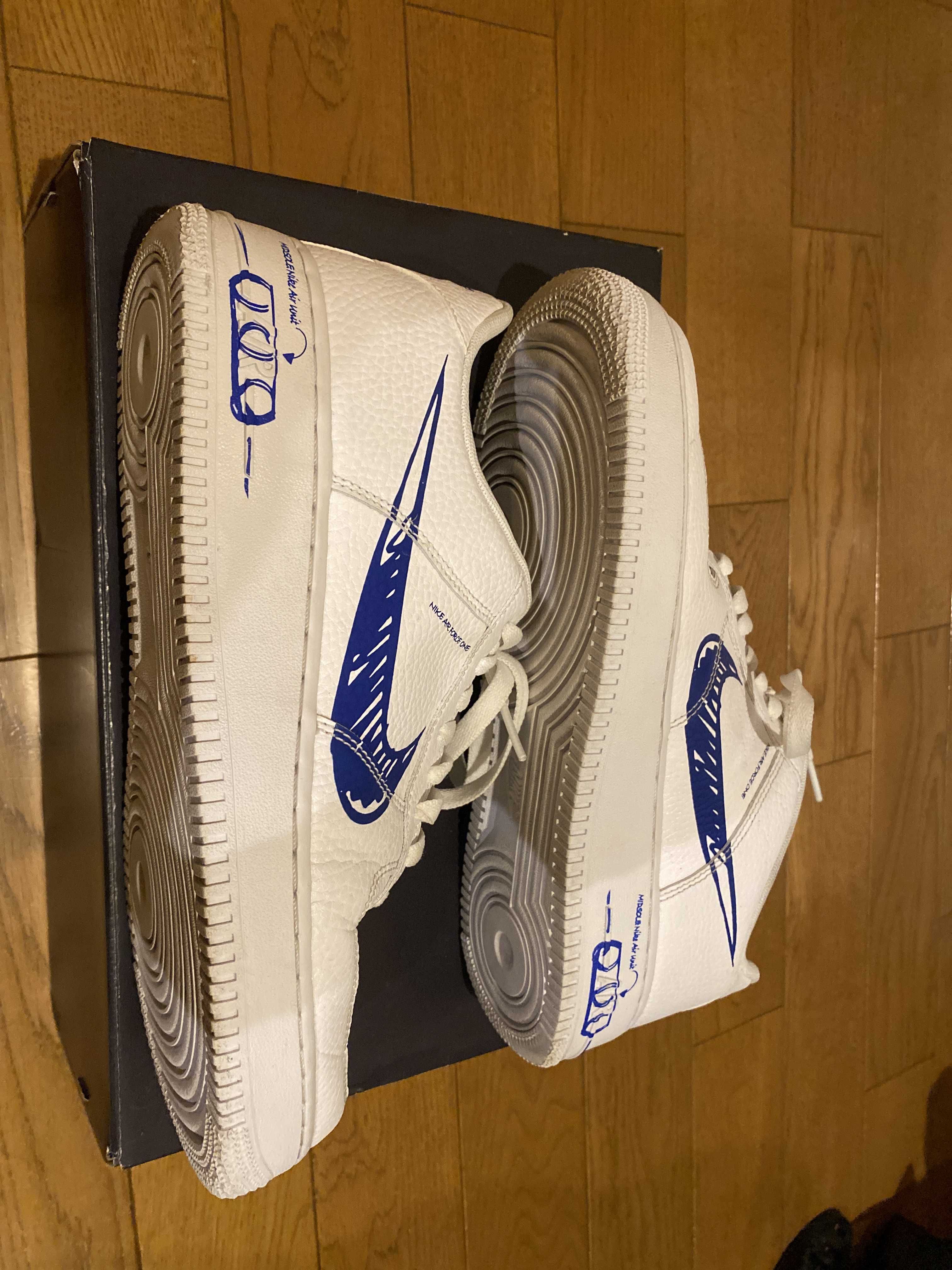 Nike Air Force 1 Low LV8 Utility "White/Blue"
