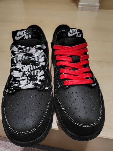 Travis Scott × Nike Air Jordan 1 Low OG SP "Black Phantom"