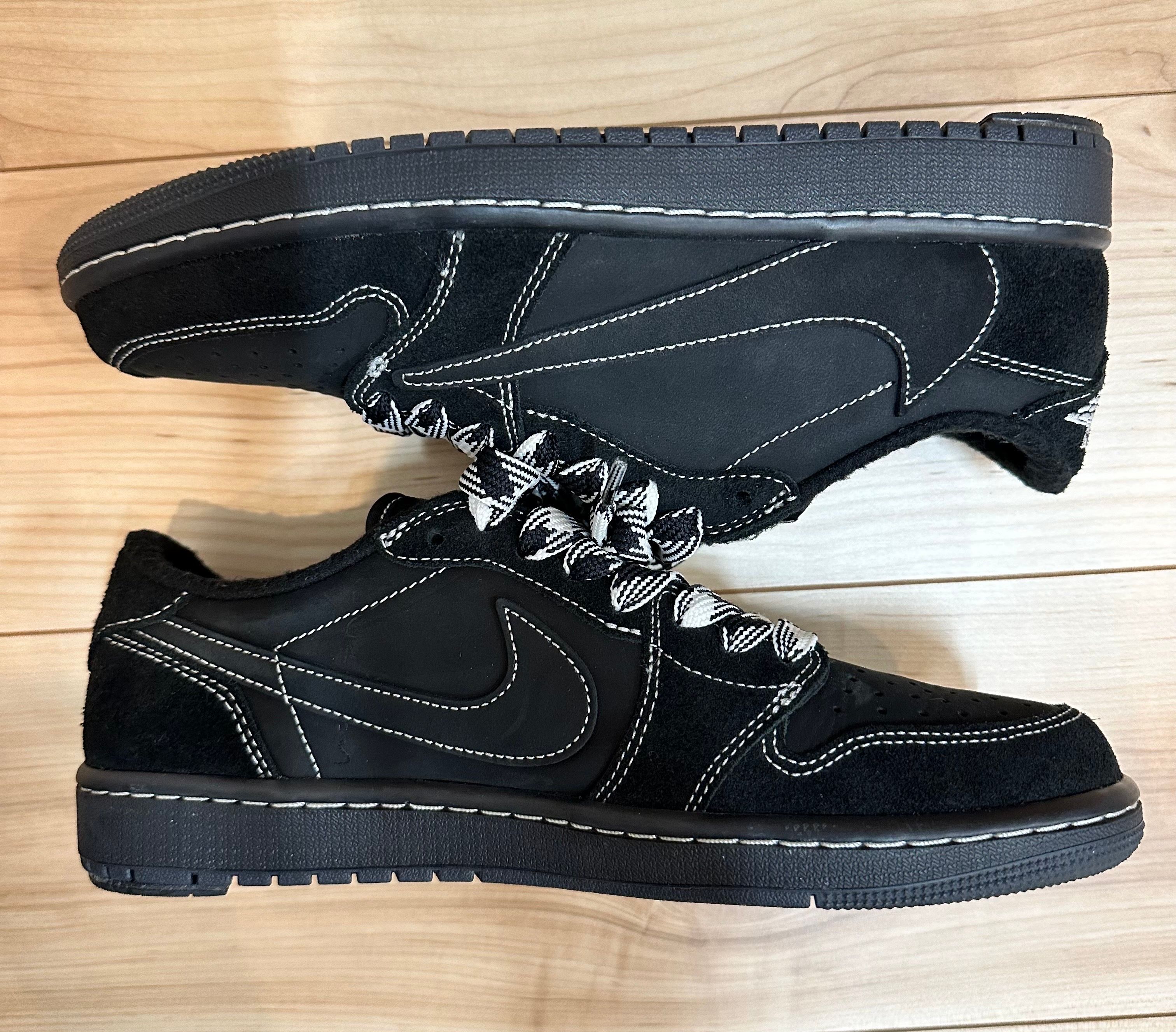 Travis Scott × Nike Air Jordan 1 Low OG SP "Black Phantom"