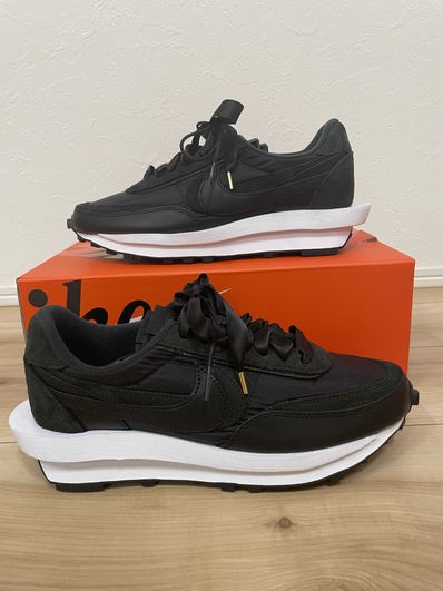 sacai × Nike LDV Waffle "Triple Black"