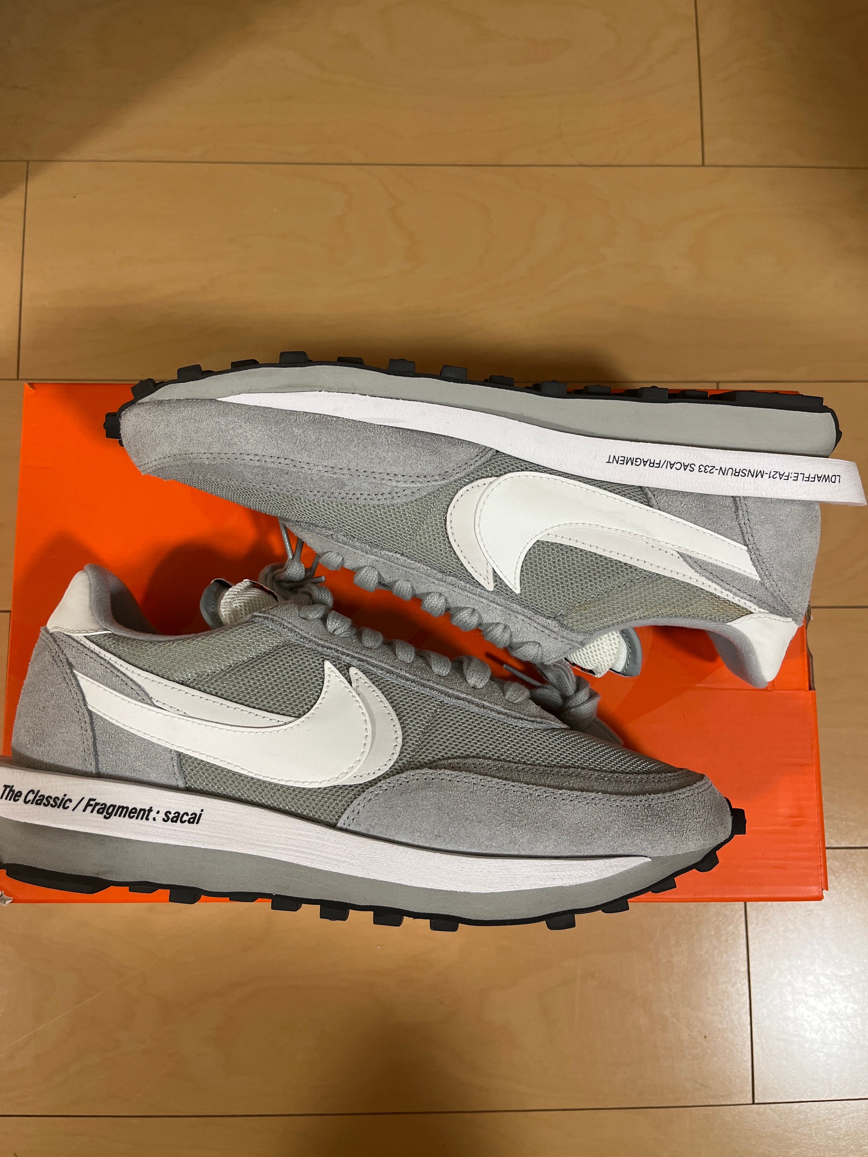 Fragment × sacai × Nike LD Waffle "Light Smoke Grey"
