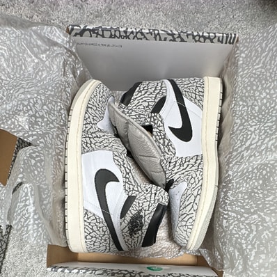 Nike Air Jordan 1 High OG "White Cement/Safari"