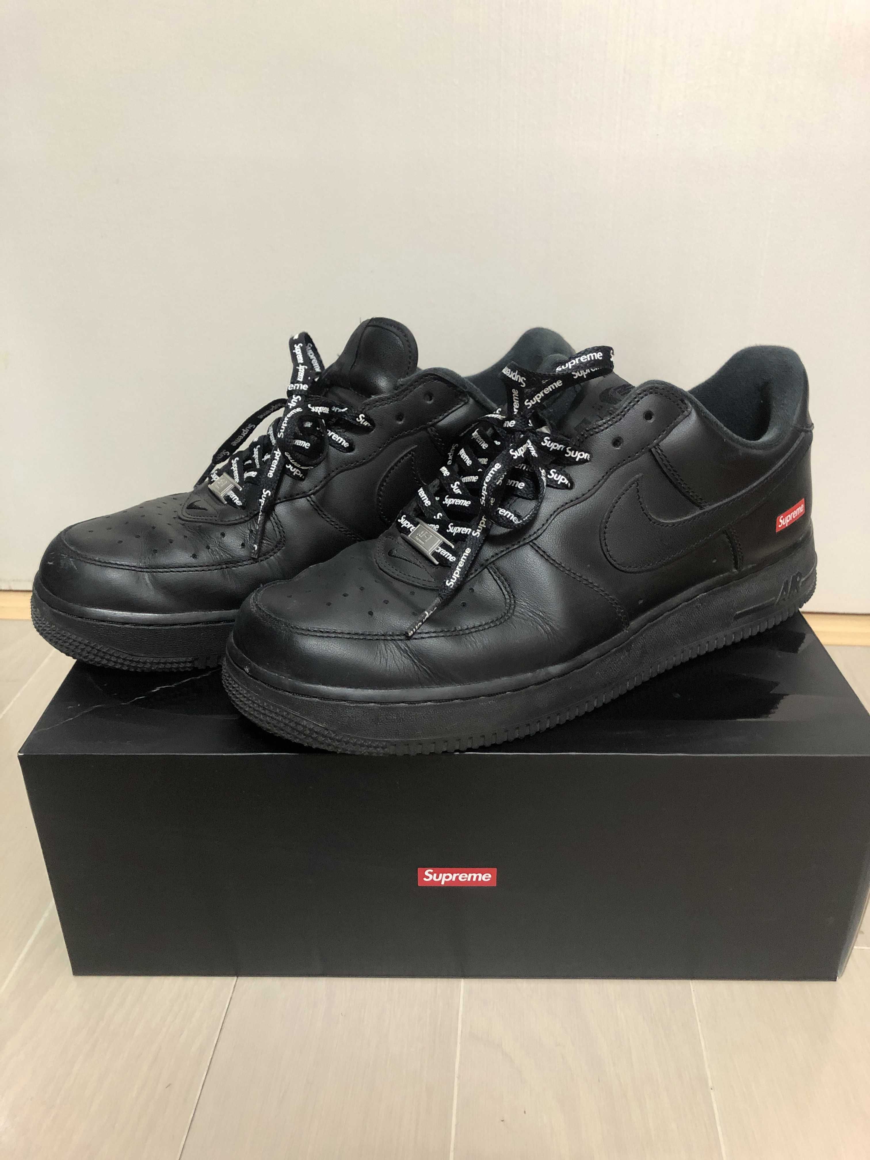 Supreme × Nike Air Force 1 Low "Black"