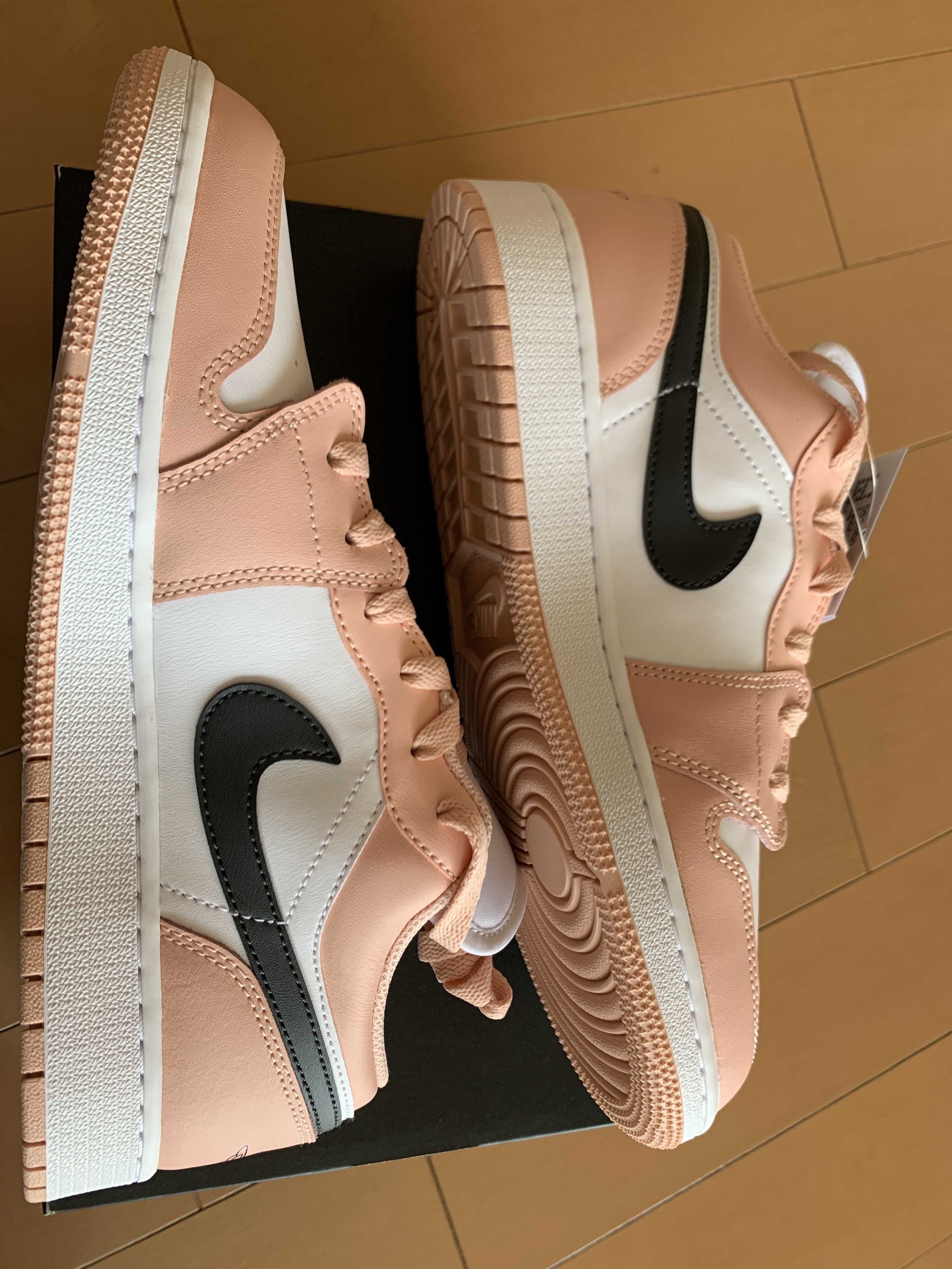 NIKE GS AIR JORDAN 1 LOW "LIGHT ARCTIC PINK"