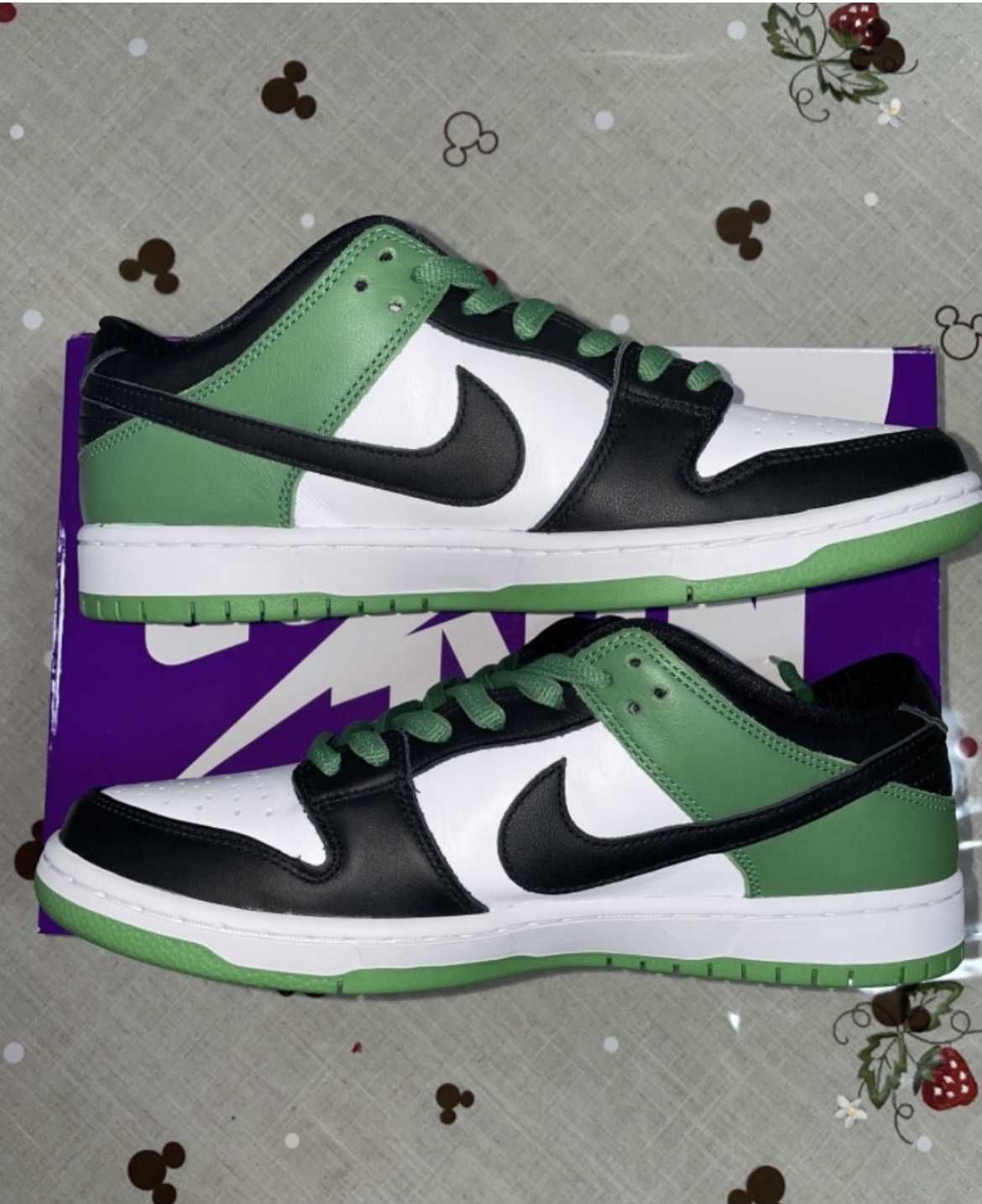 Nike SB Dunk Low Pro "Black and Classic Green"