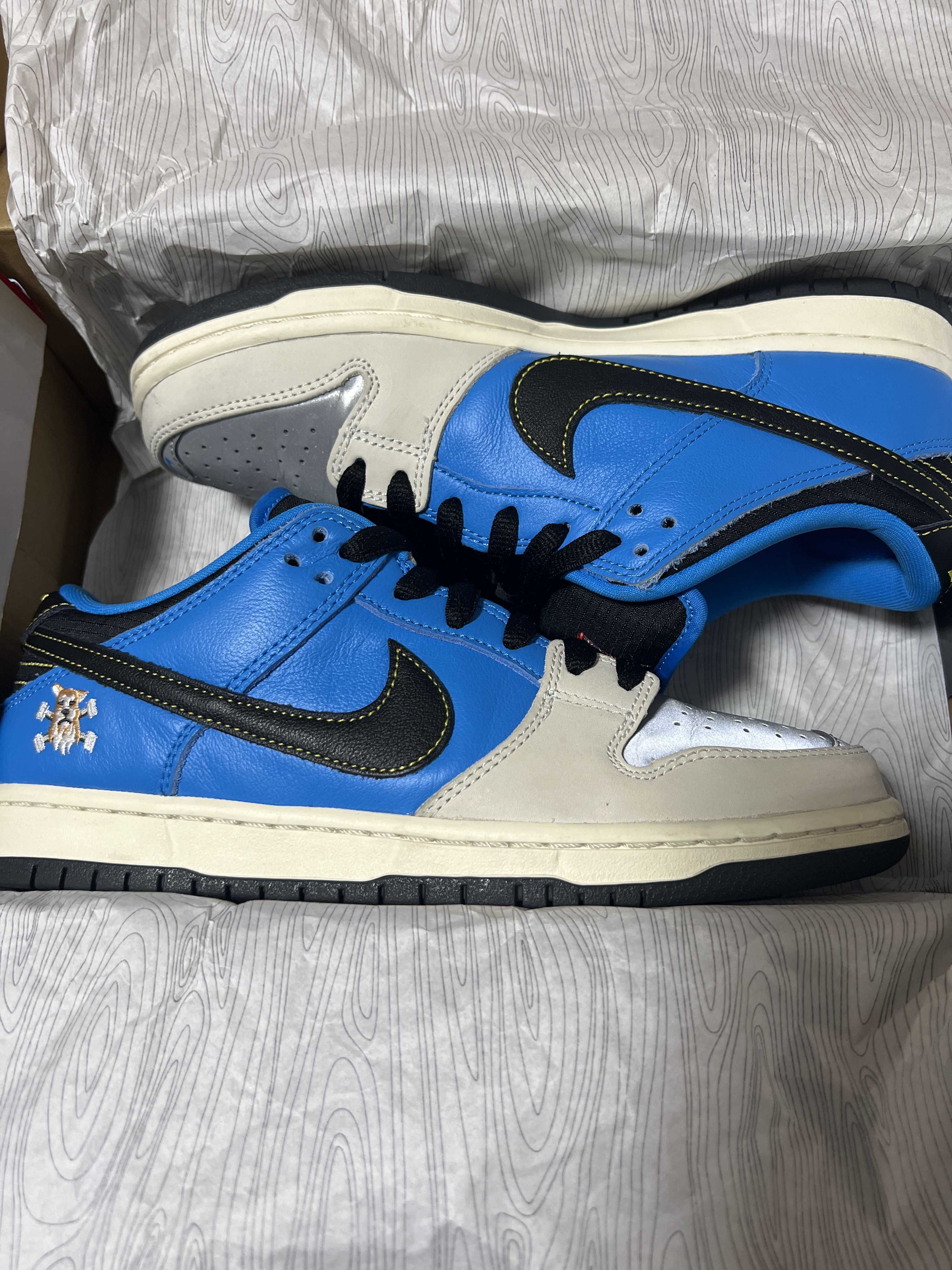 Instant Skateboards × Nike SB Dunk Low "Blue Hero"