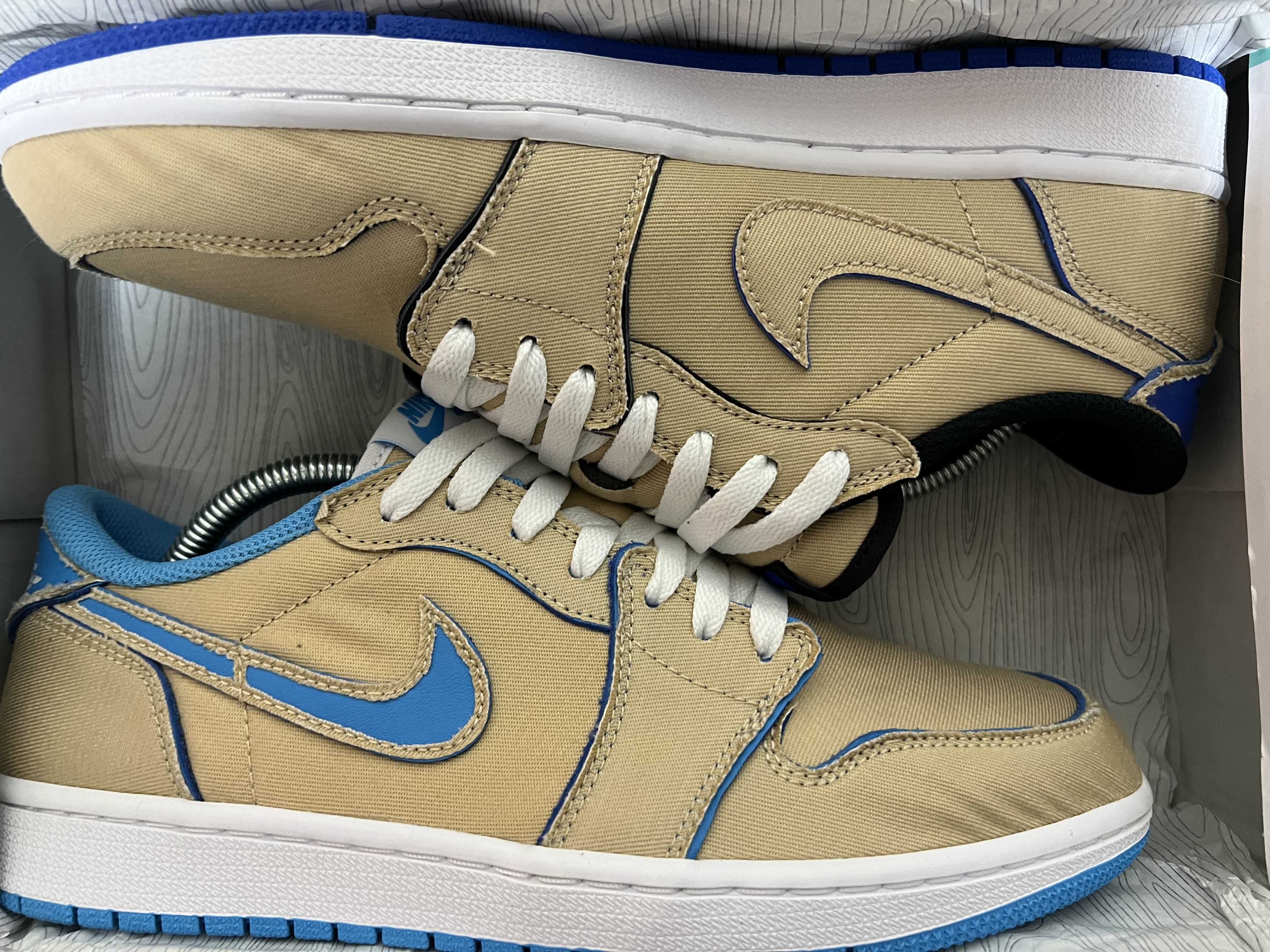 Nike SB Air Jordan 1 Low "Desert Ore/Royal Blue"