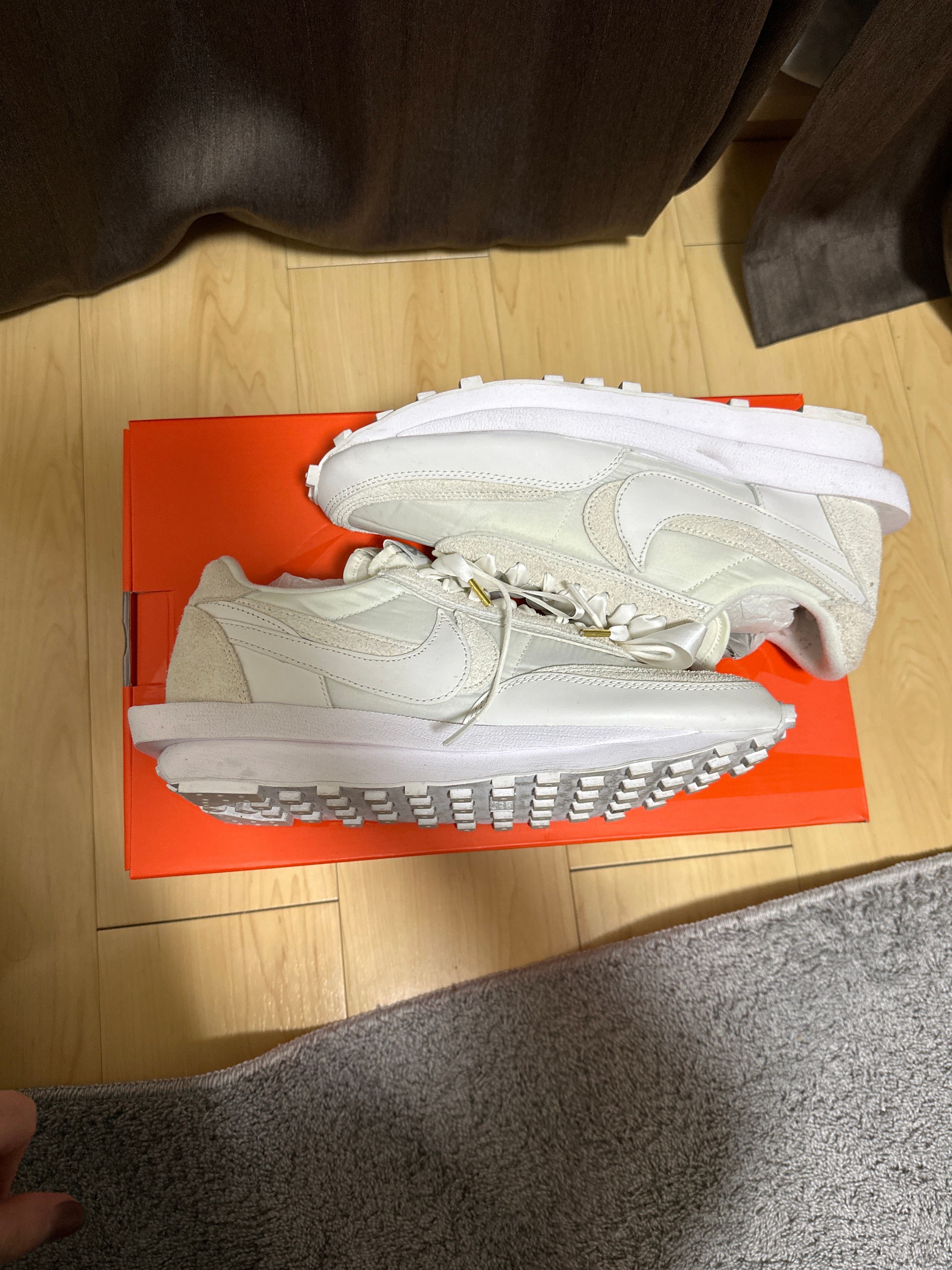 sacai × Nike LDV Waffle "Triple White"