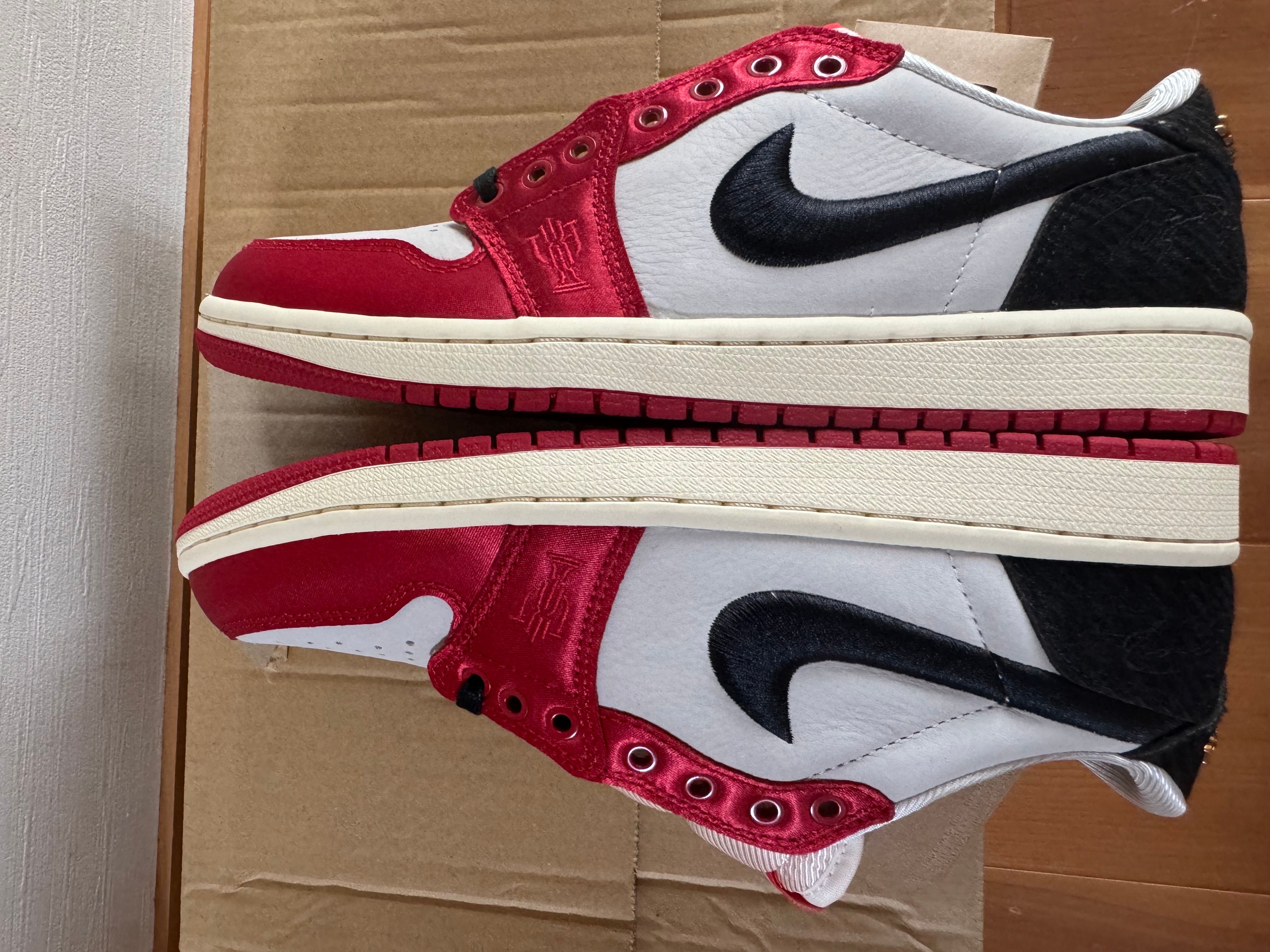 Trophy Room × Nike Air Jordan 1 Low OG "Sail and Varsity Red"