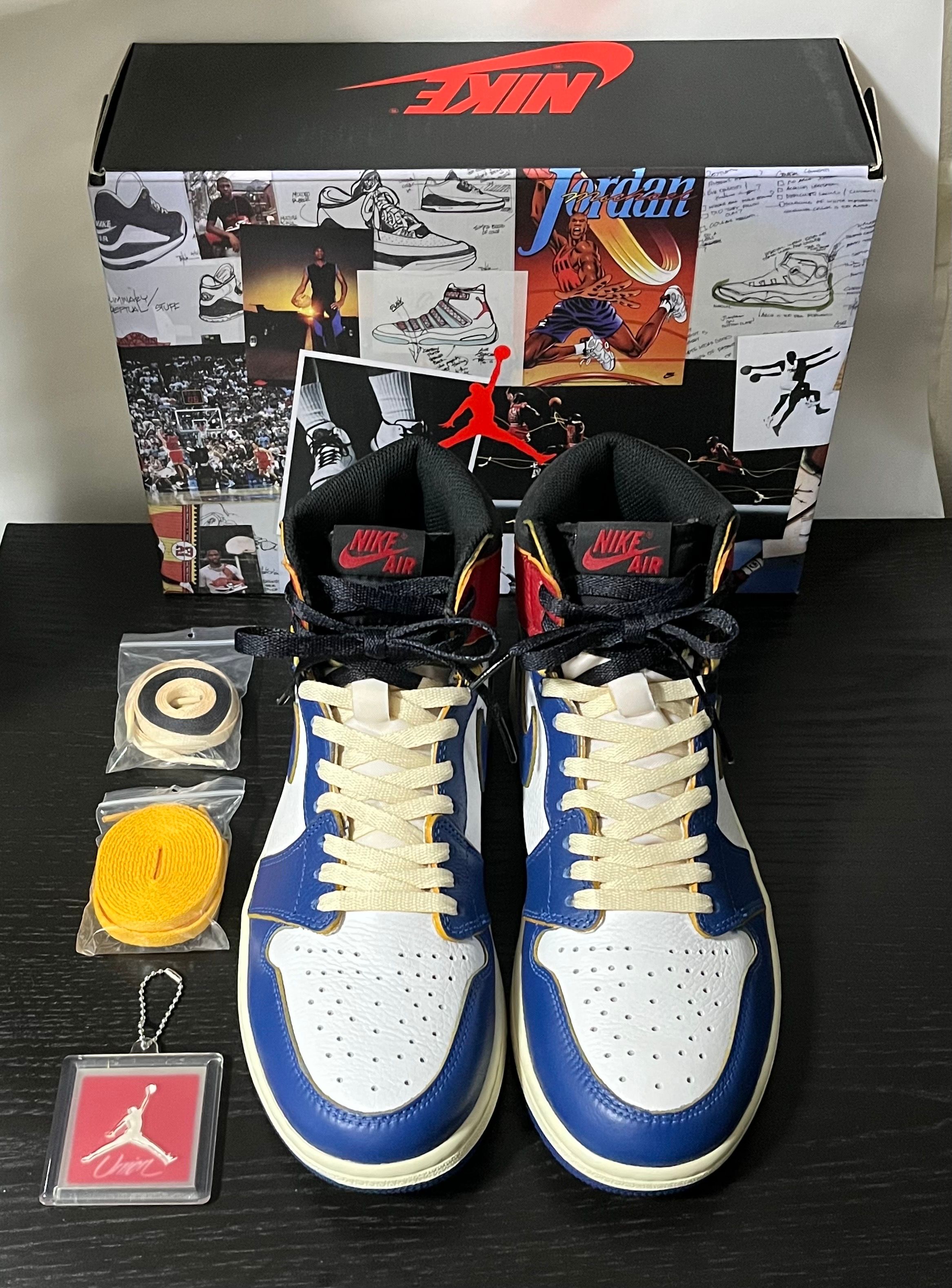 Union × Nike Air Jordan 1 Retro High OG NRG "Storm Blue/Varsity Red"