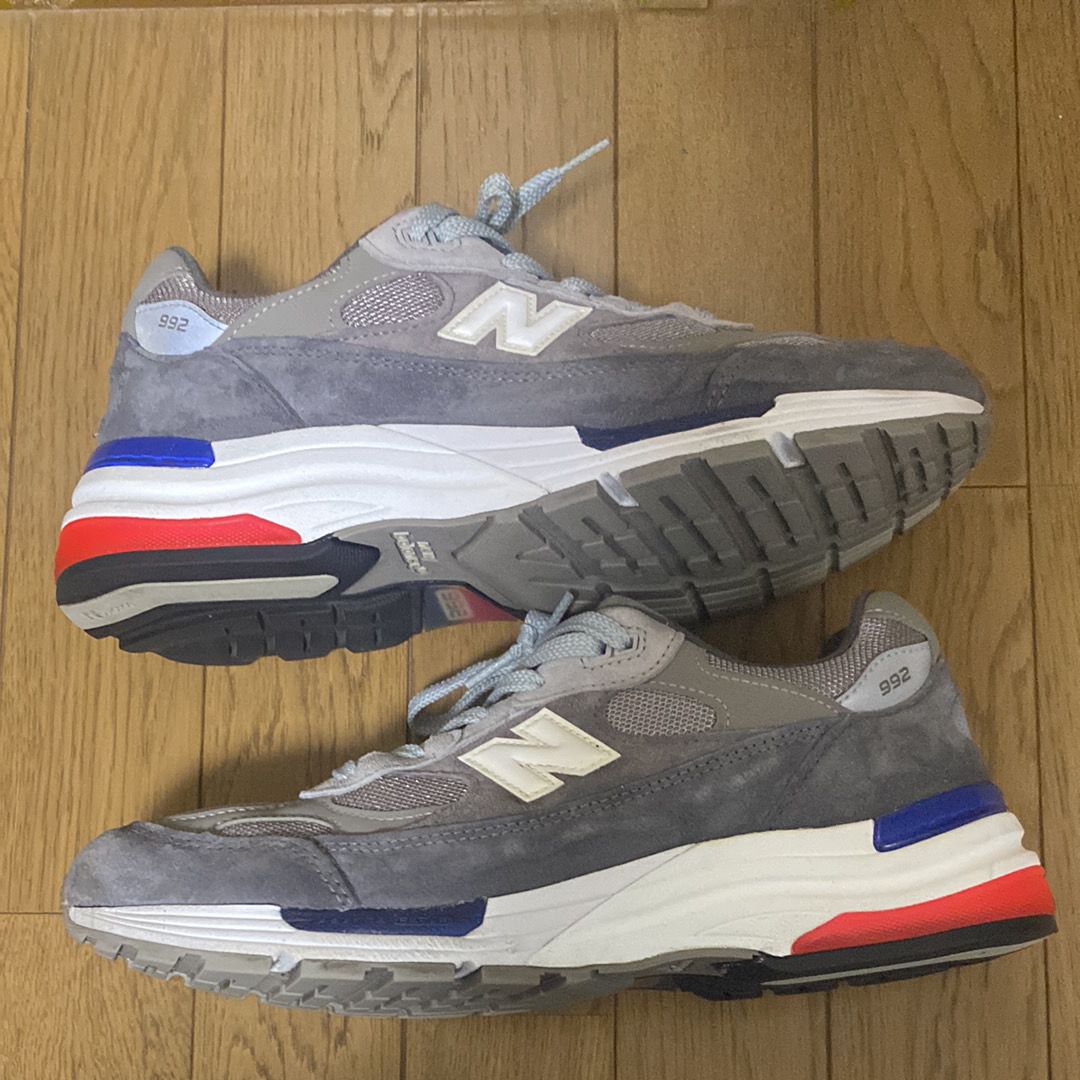 New Balance 992 "GRAY/BLUE/RED"