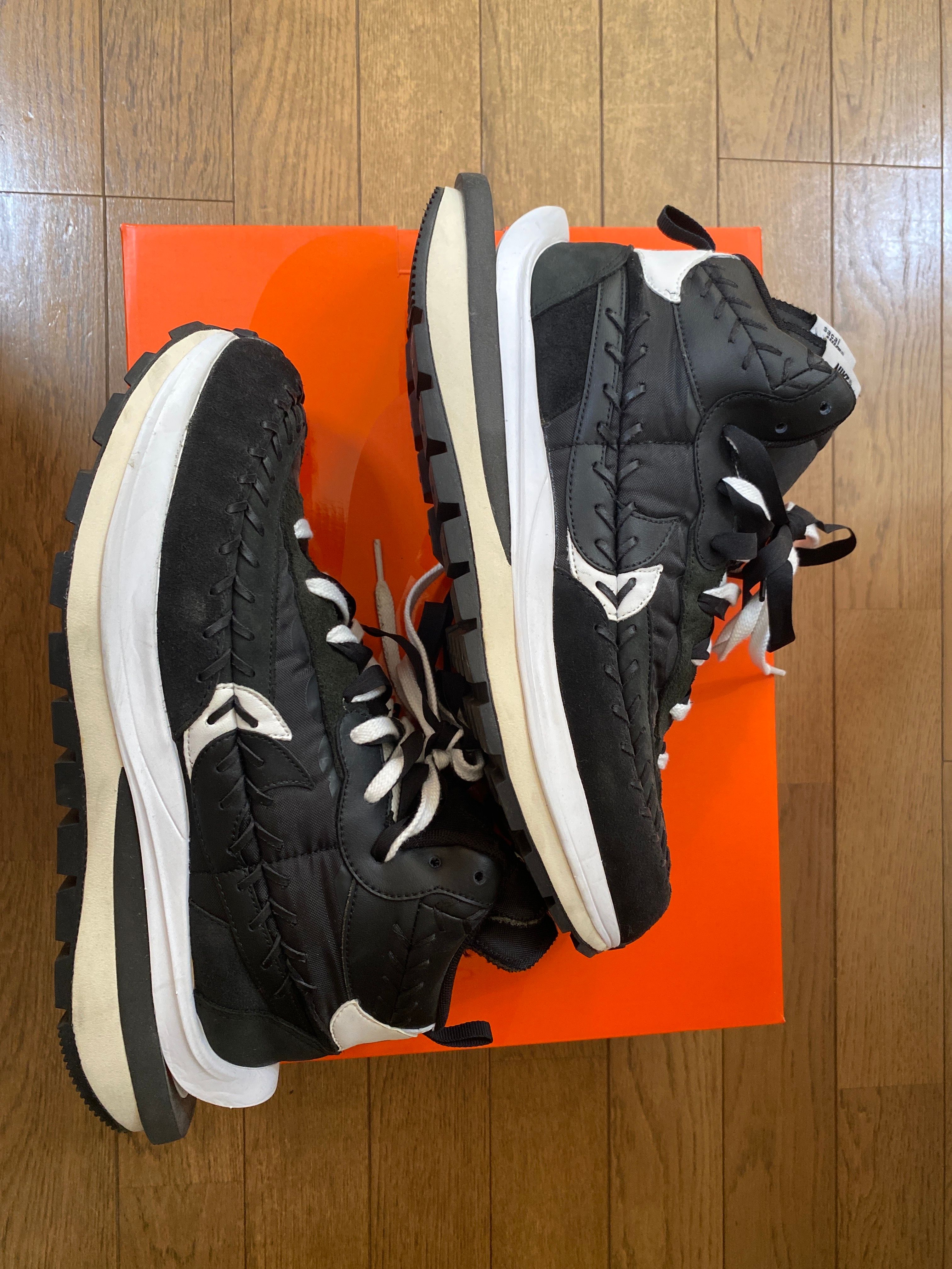 Jean-Paul Gaultier × sacai × Nike Vapor Waffle "Black/Black-White"