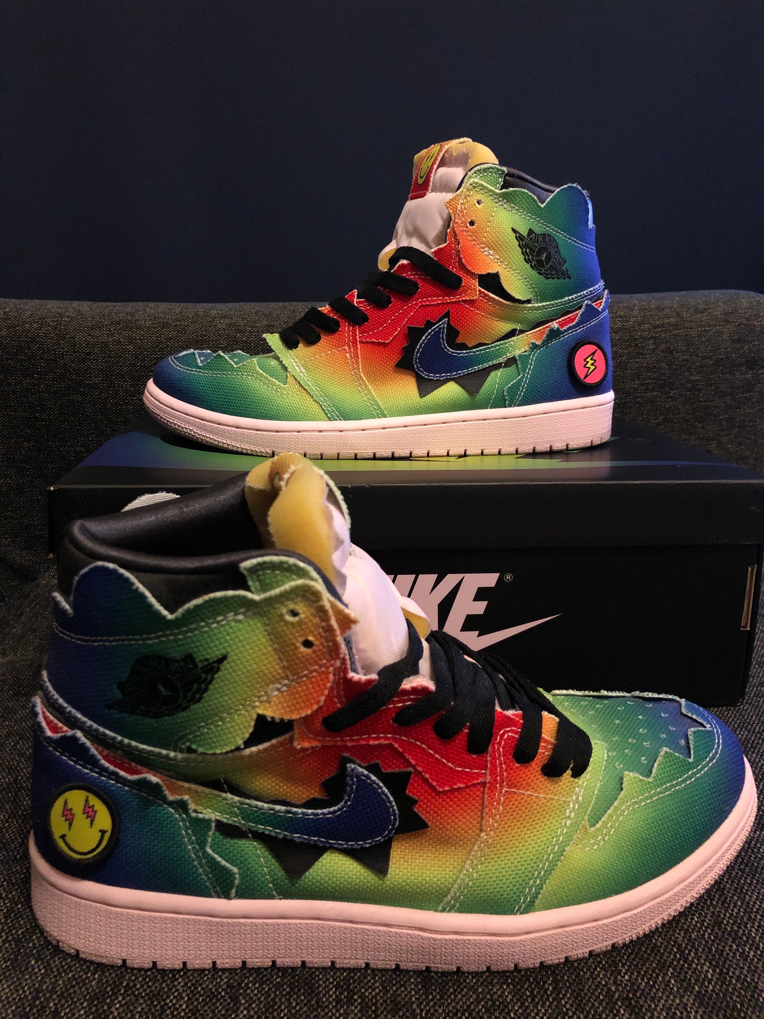 J Balvin × Nike Air Jordan 1 High OG "Rainbow"