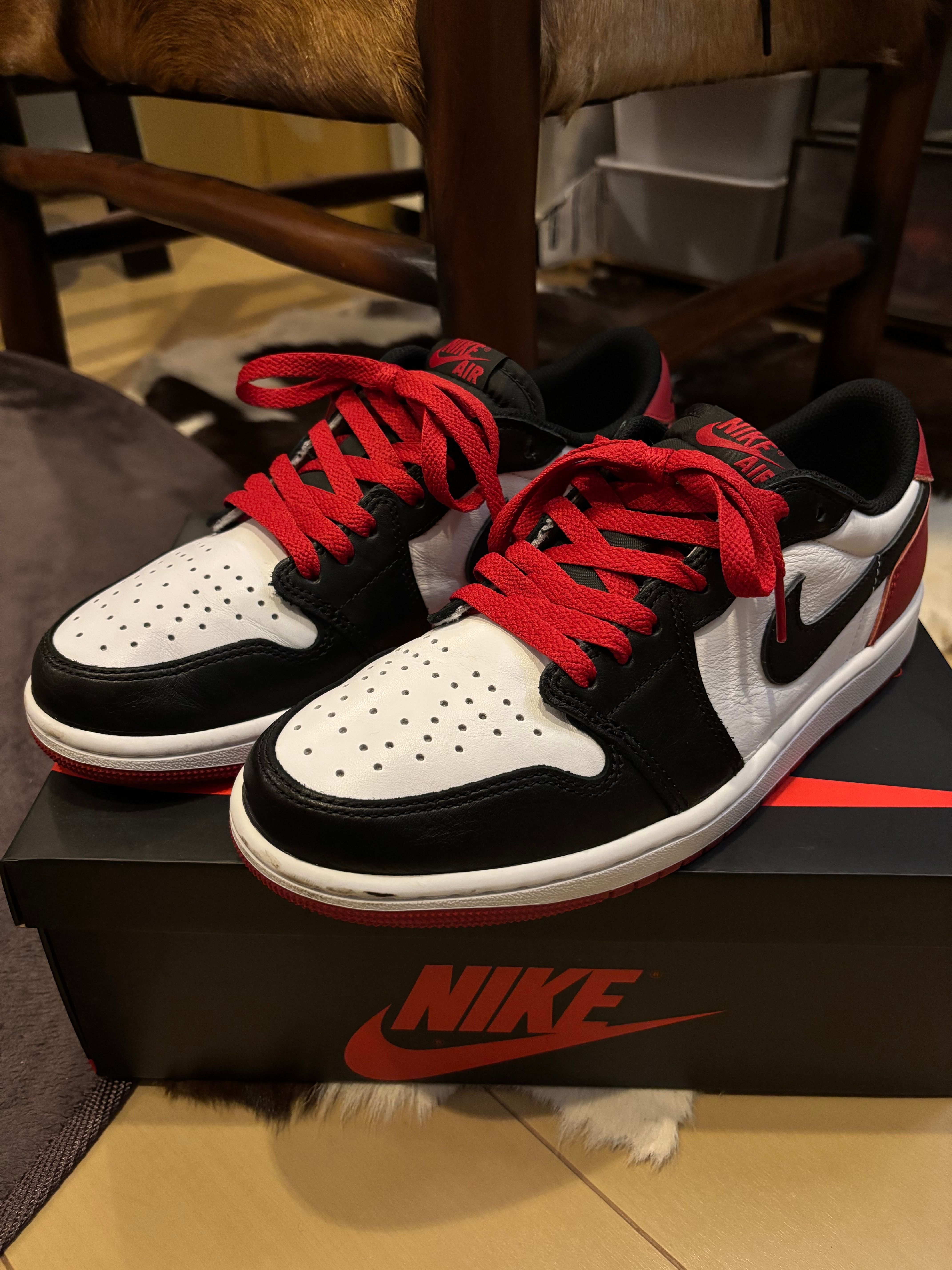 Nike Air Jordan 1 Retro Low OG "Black Toe"